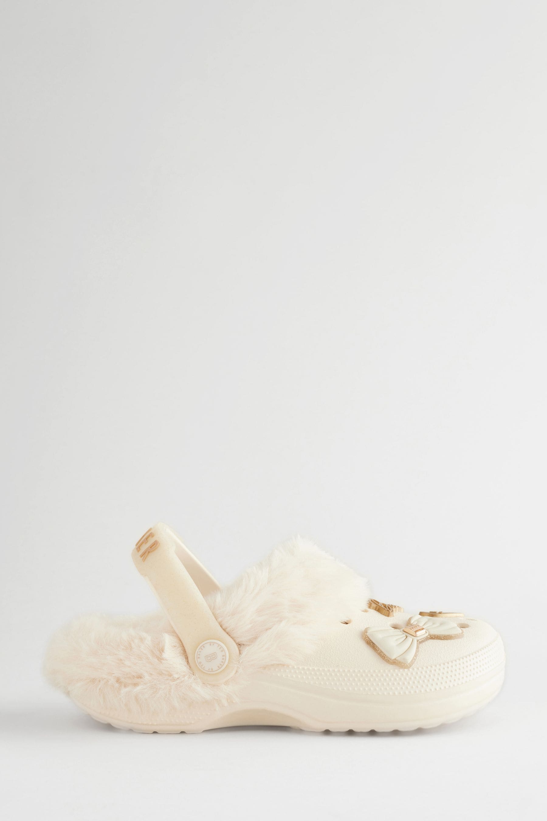 Baker by Ted Baker Girls Bone Charm Clog Slippers