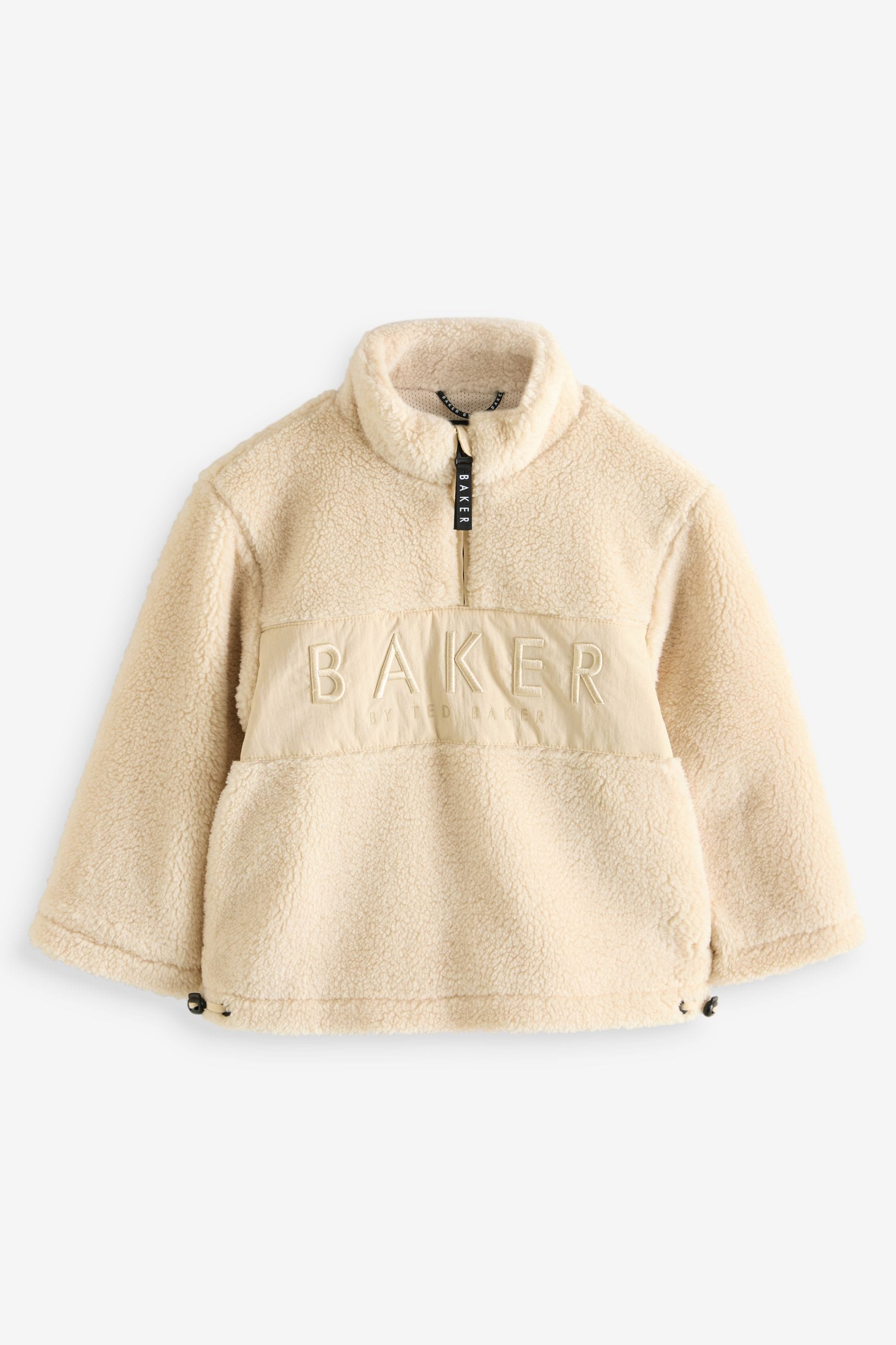 Baker by Ted Baker Cream Funnel Neck Fleece