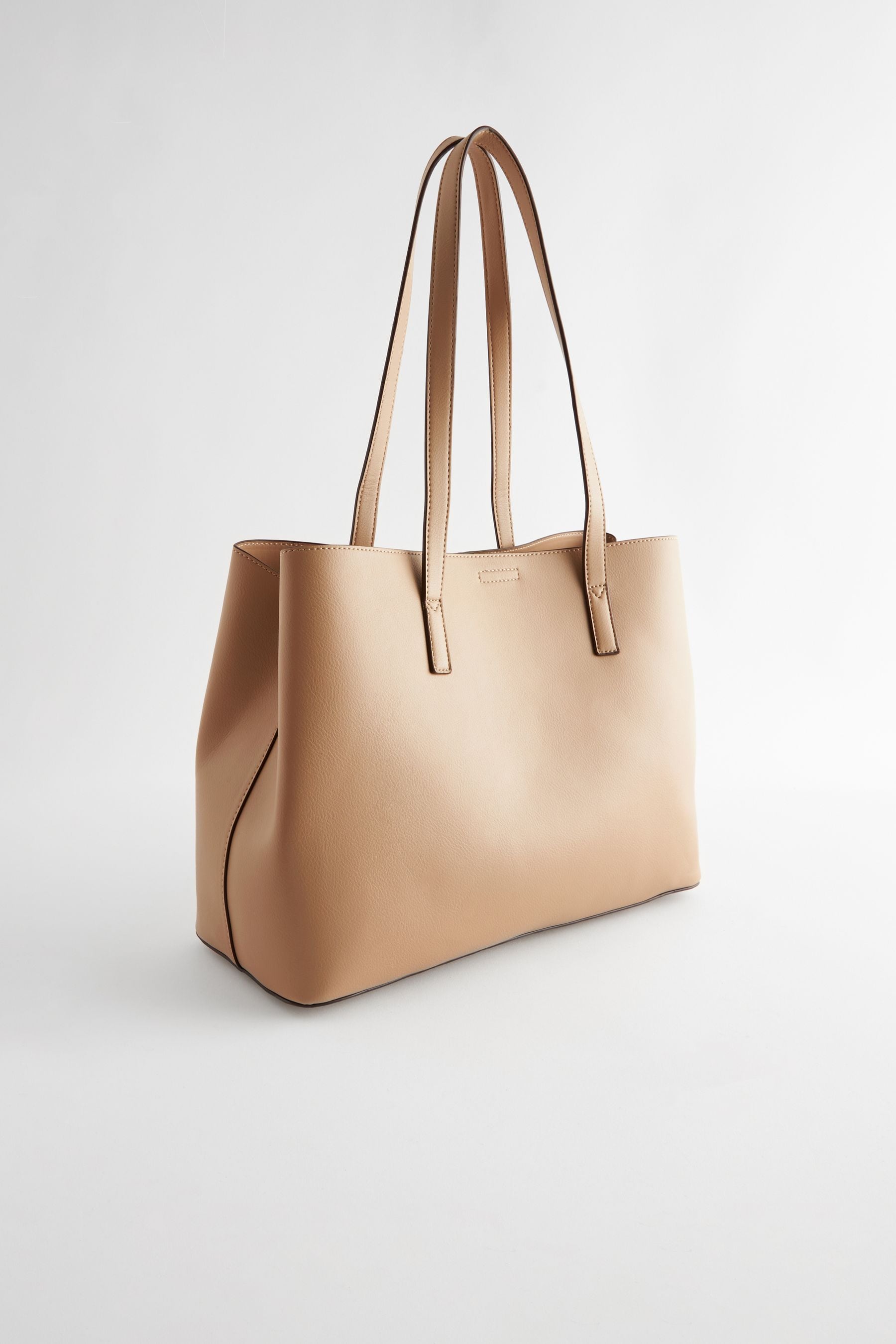 Camel Open Tote Bag