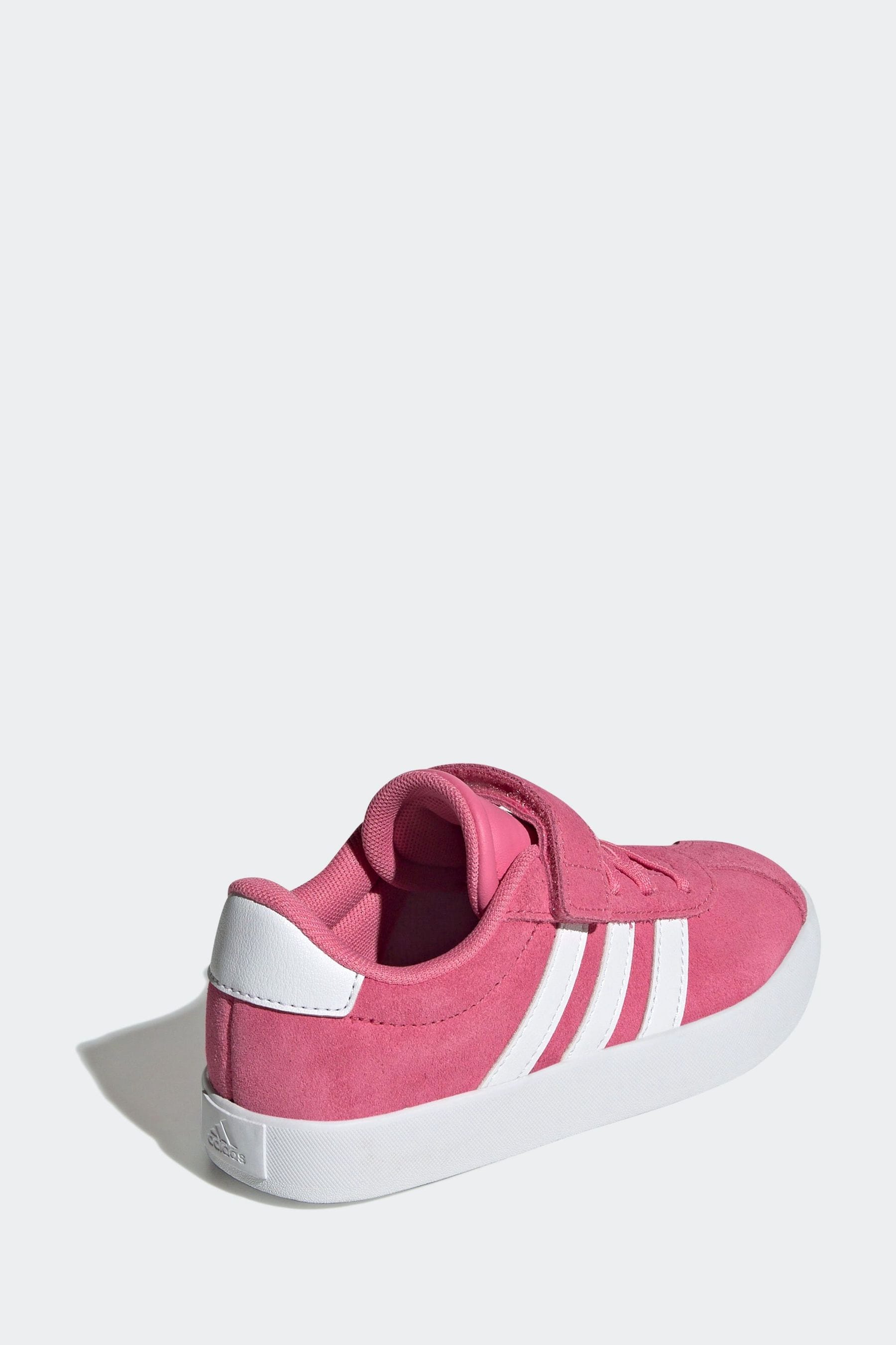 adidas Pink/White Kids VL Court 3.0 Trainers