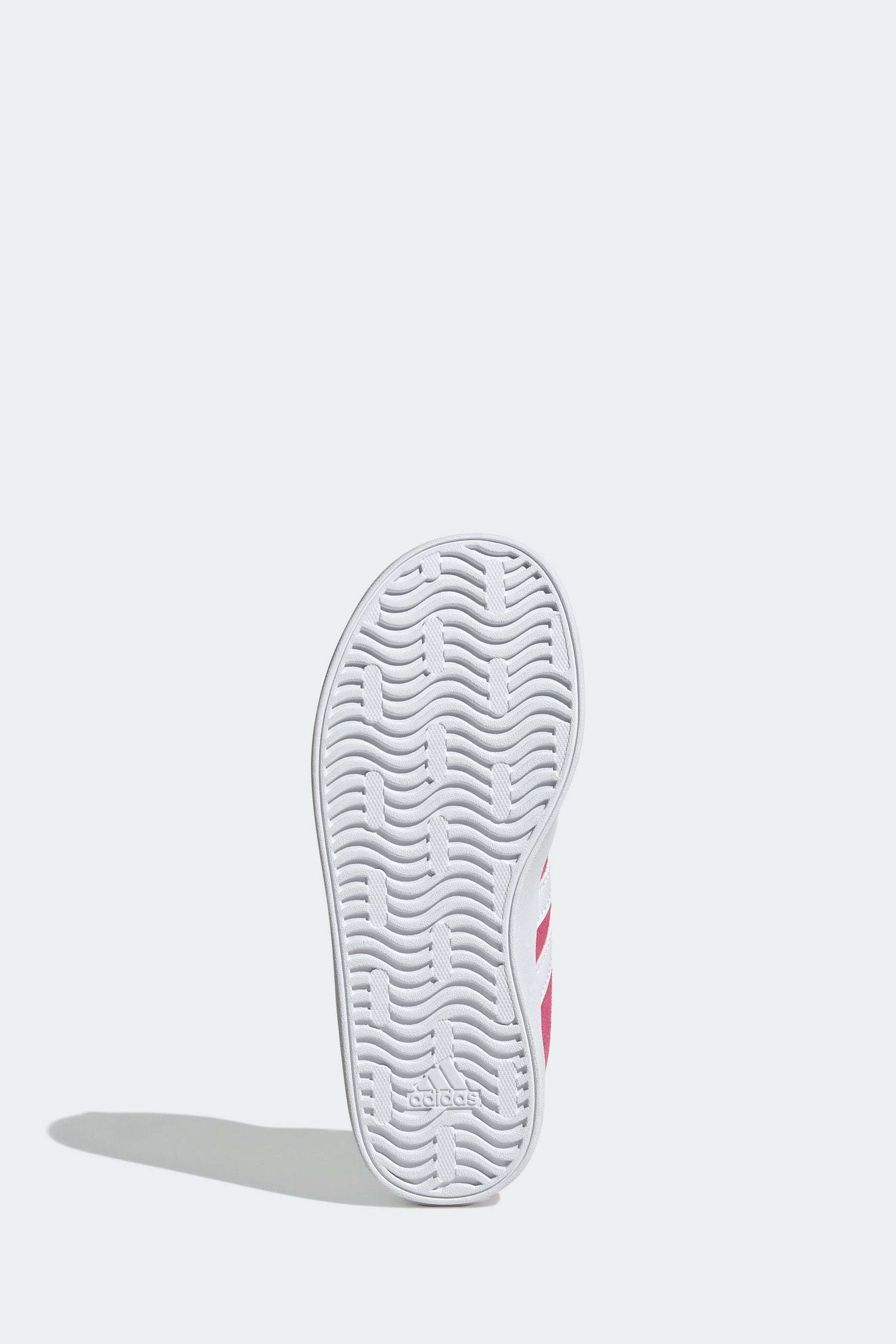 adidas Pink/White VL Court 3.0 Trainers