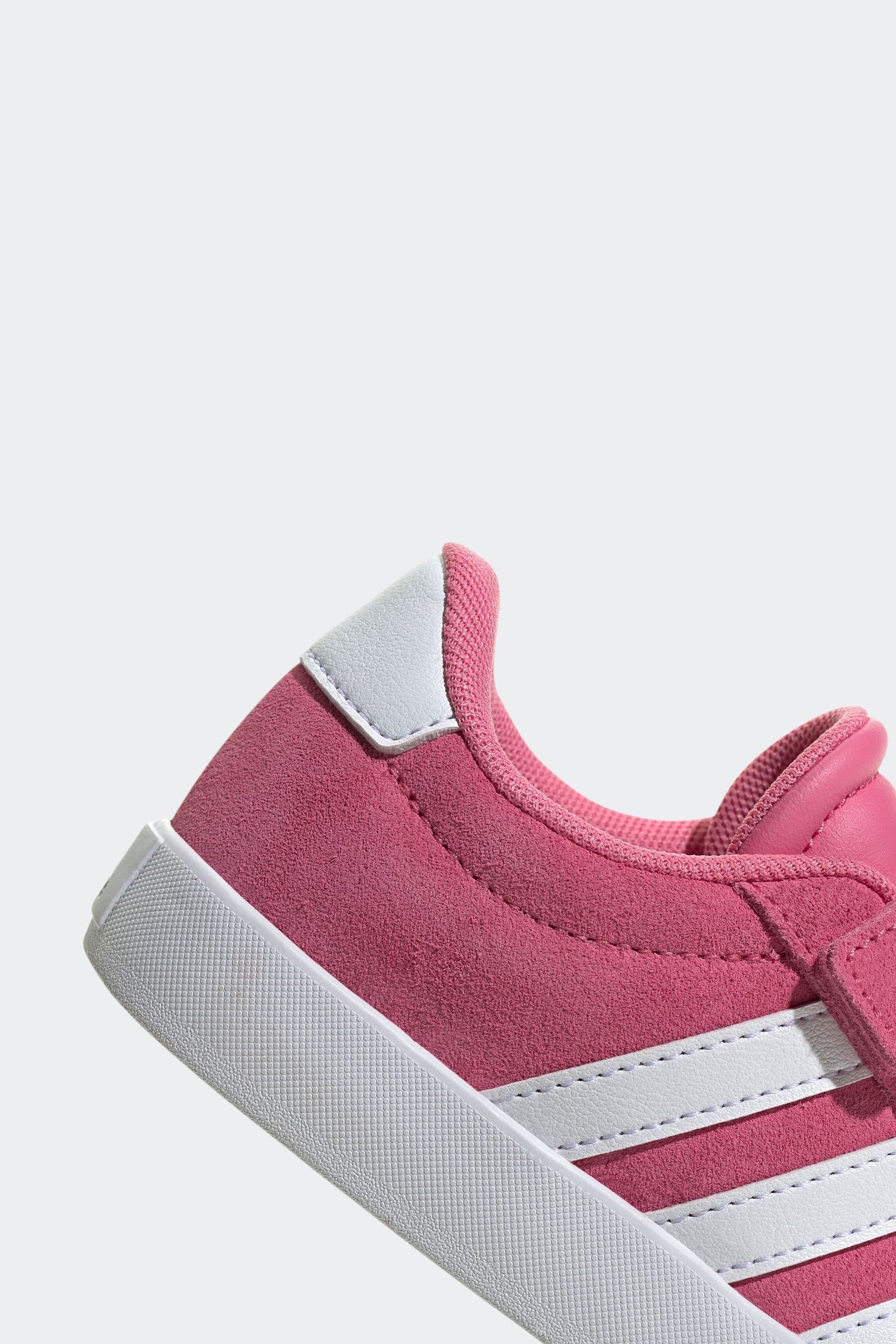 adidas Pink/White Kids VL Court 3.0 Trainers