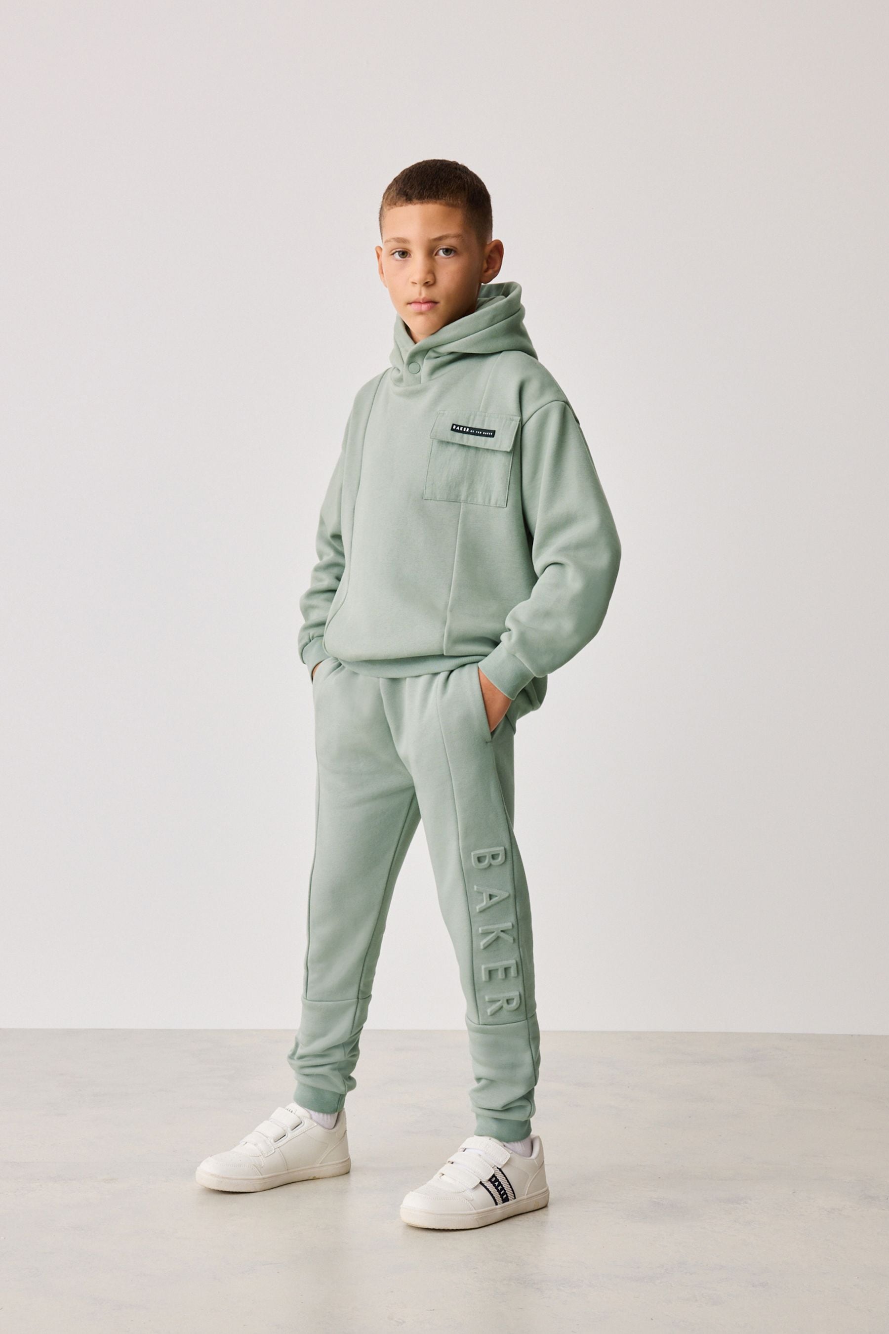 Baker by Ted Baker Sage Green Hoodie and Jogger Set