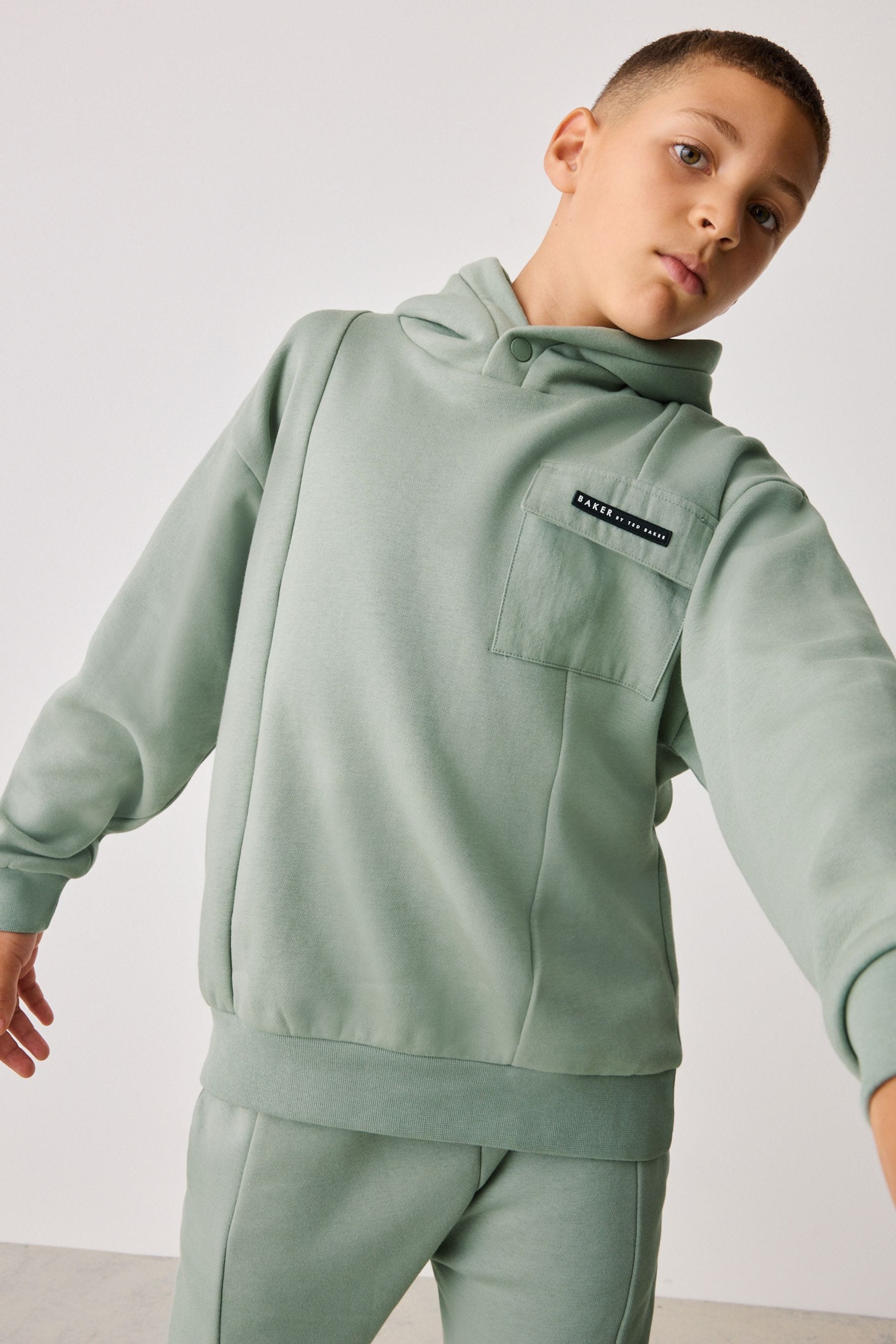 Baker by Ted Baker Sage Green Hoodie and Jogger Set