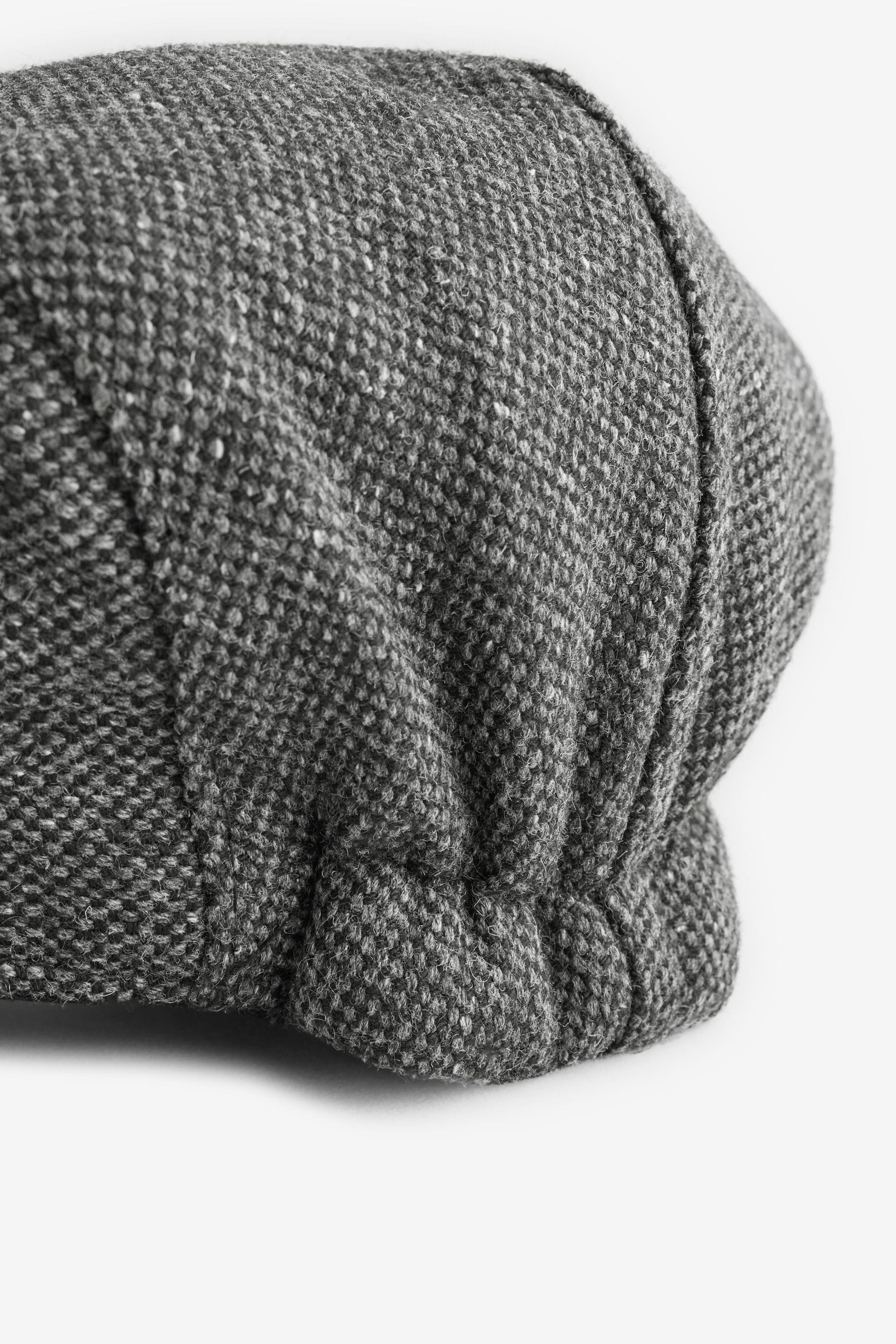 Charcoal Grey Flat Cap (1-16yrs)