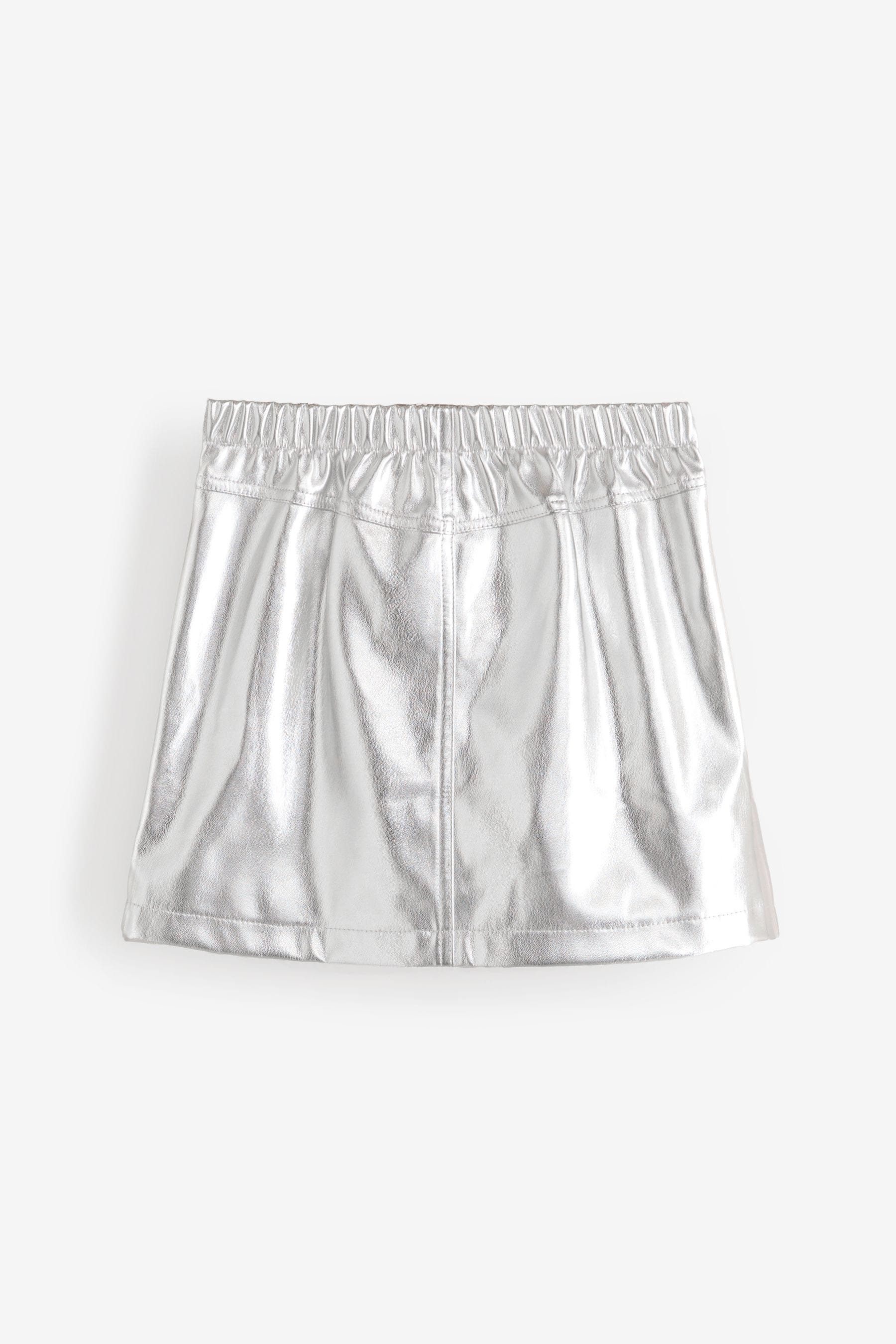 Silver Metallic Skirt (3-16yrs)