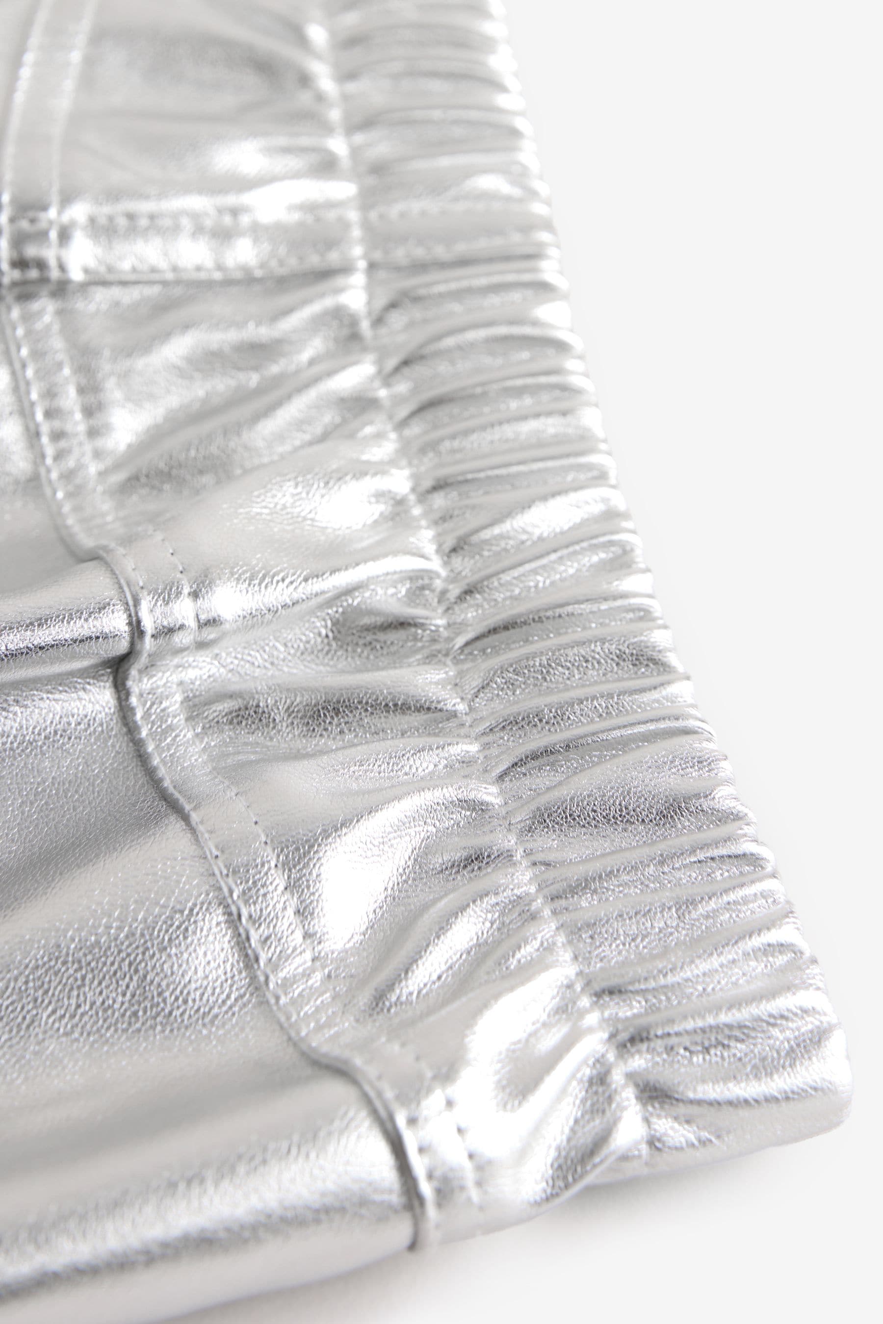 Silver Metallic Skirt (3-16yrs)