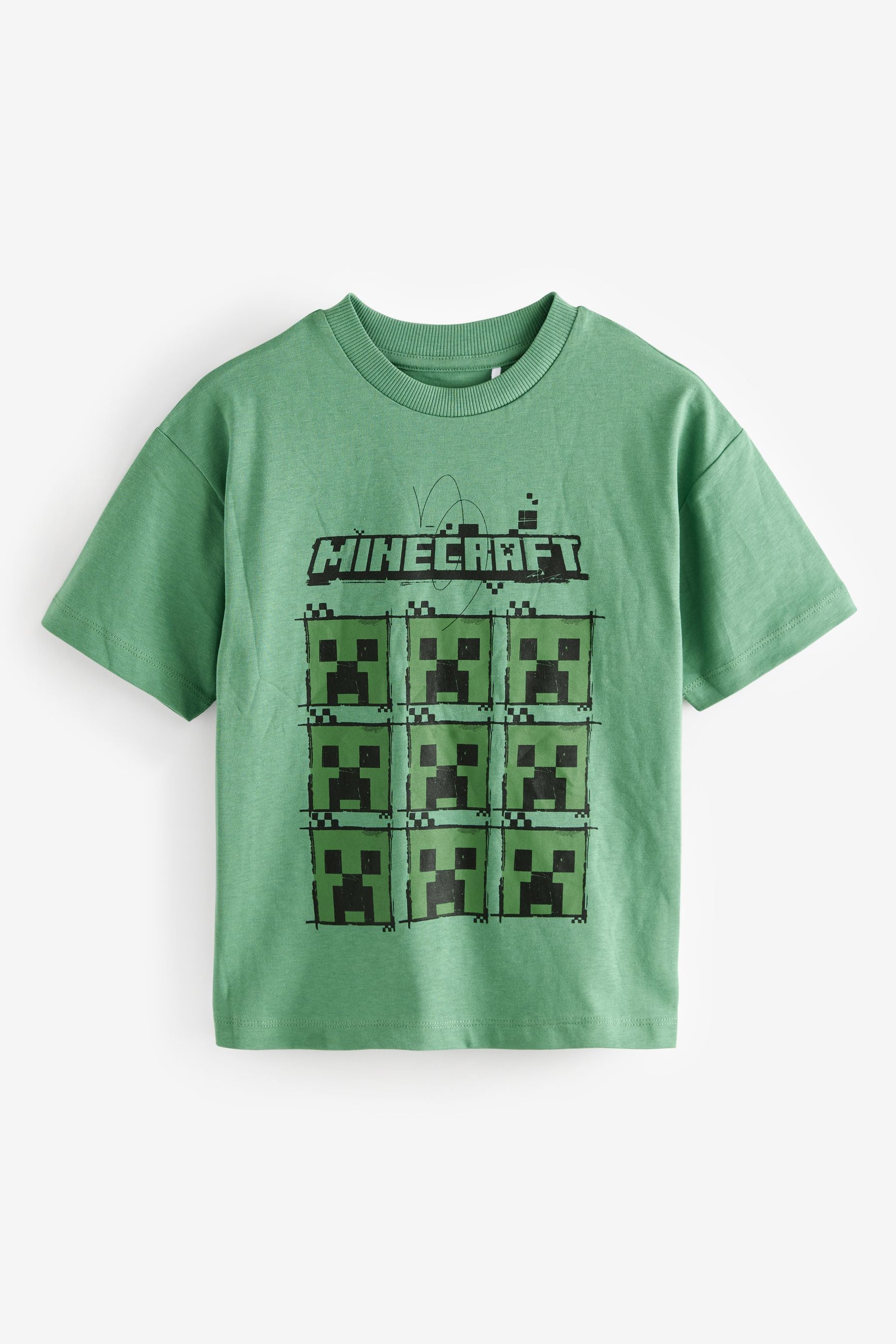 Green Licensed Minecraft T-Shirt (3-16yrs)