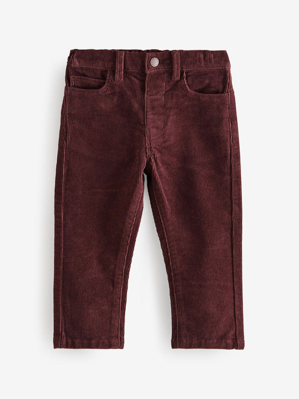 Burgundy Red Corduroy Trousers (3mths-7yrs)