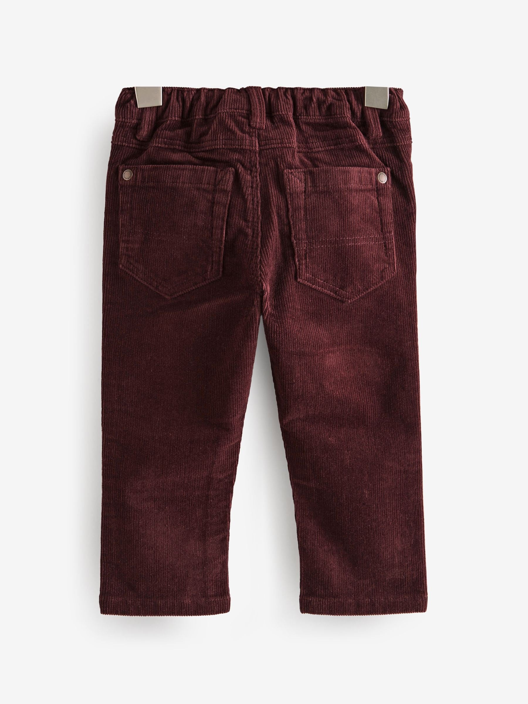 Burgundy Red Corduroy Trousers (3mths-7yrs)