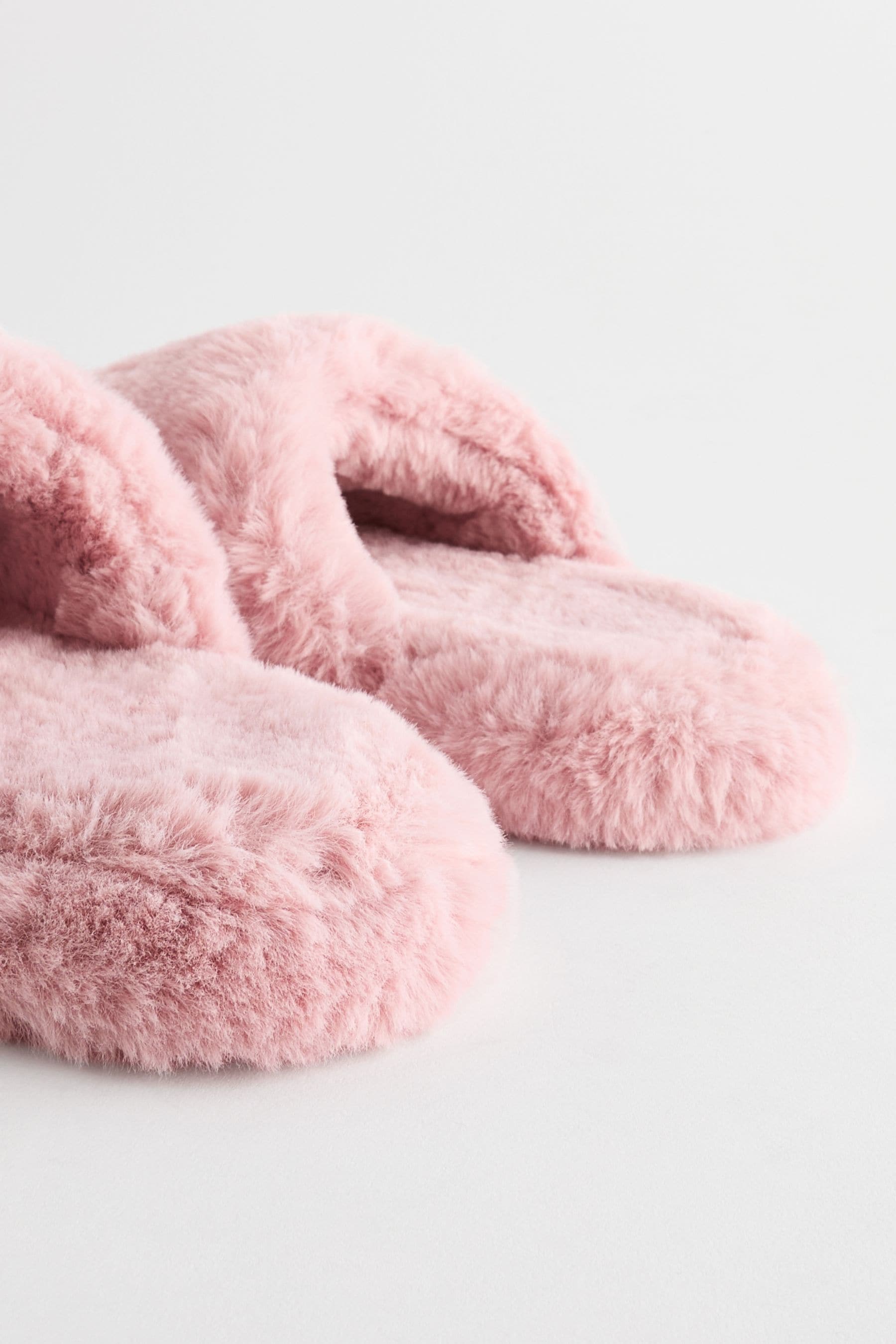 Pink Mule Slippers