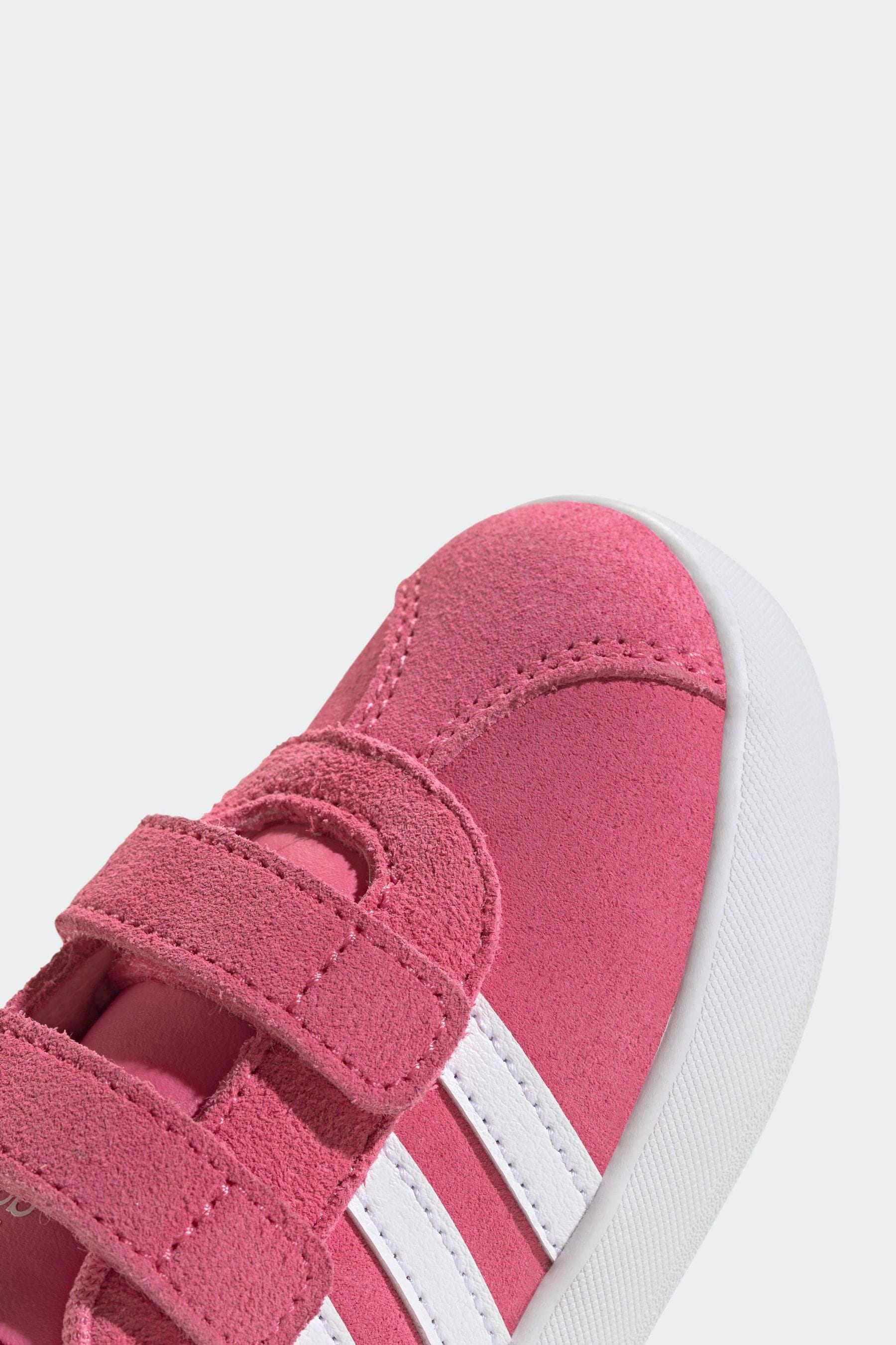 adidas Pink/White VL Court 3.0 Trainers