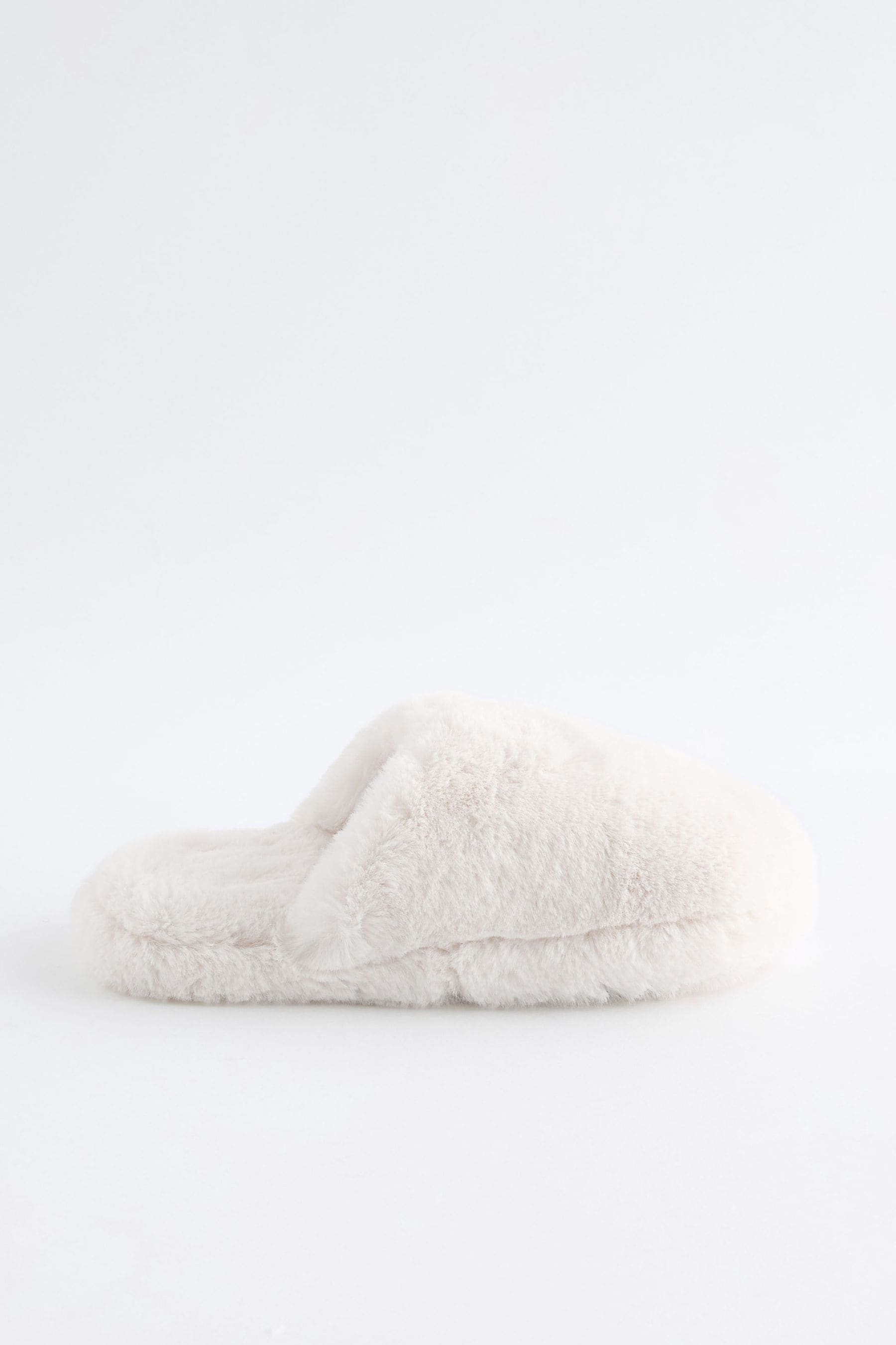 White Mule Slippers