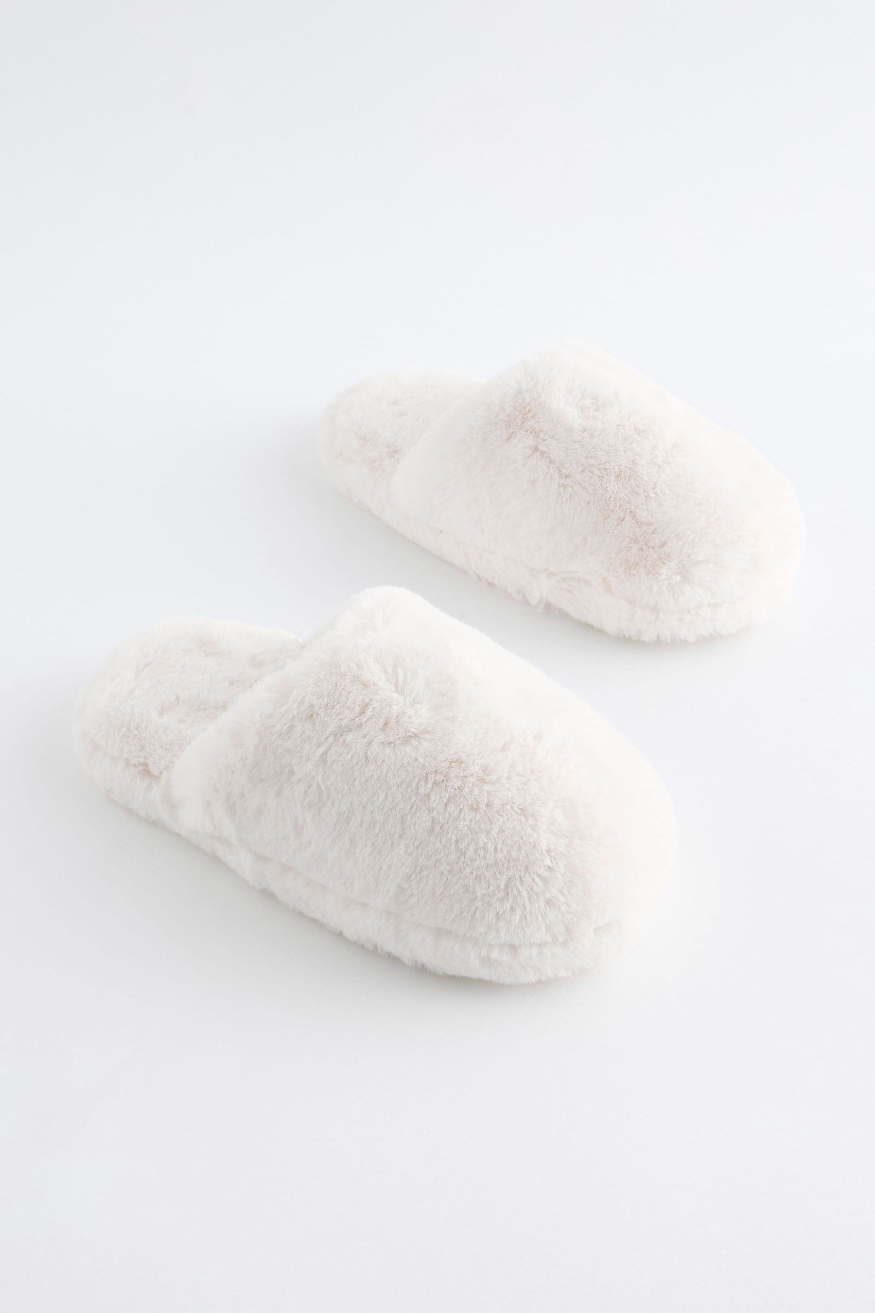 White Mule Slippers