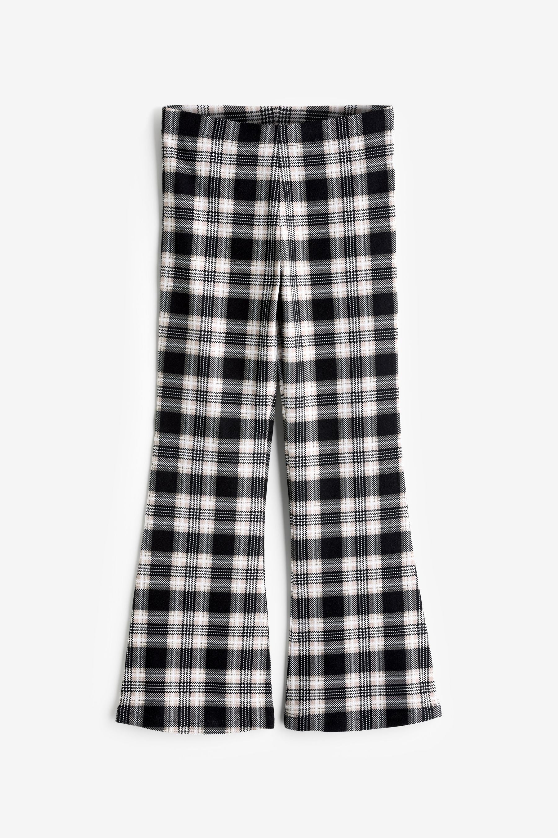 Monochrome Check Flare Leggings (3-16yrs)