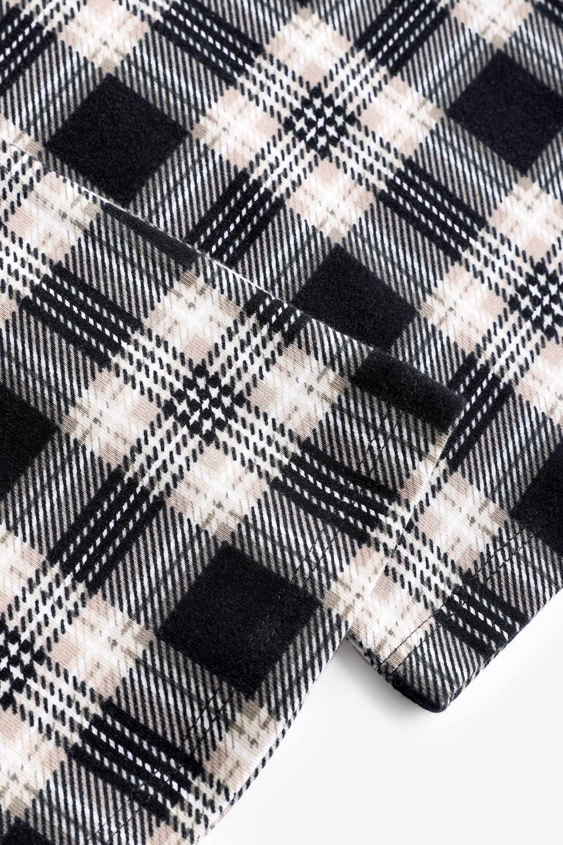 Monochrome Check Flare Leggings (3-16yrs)