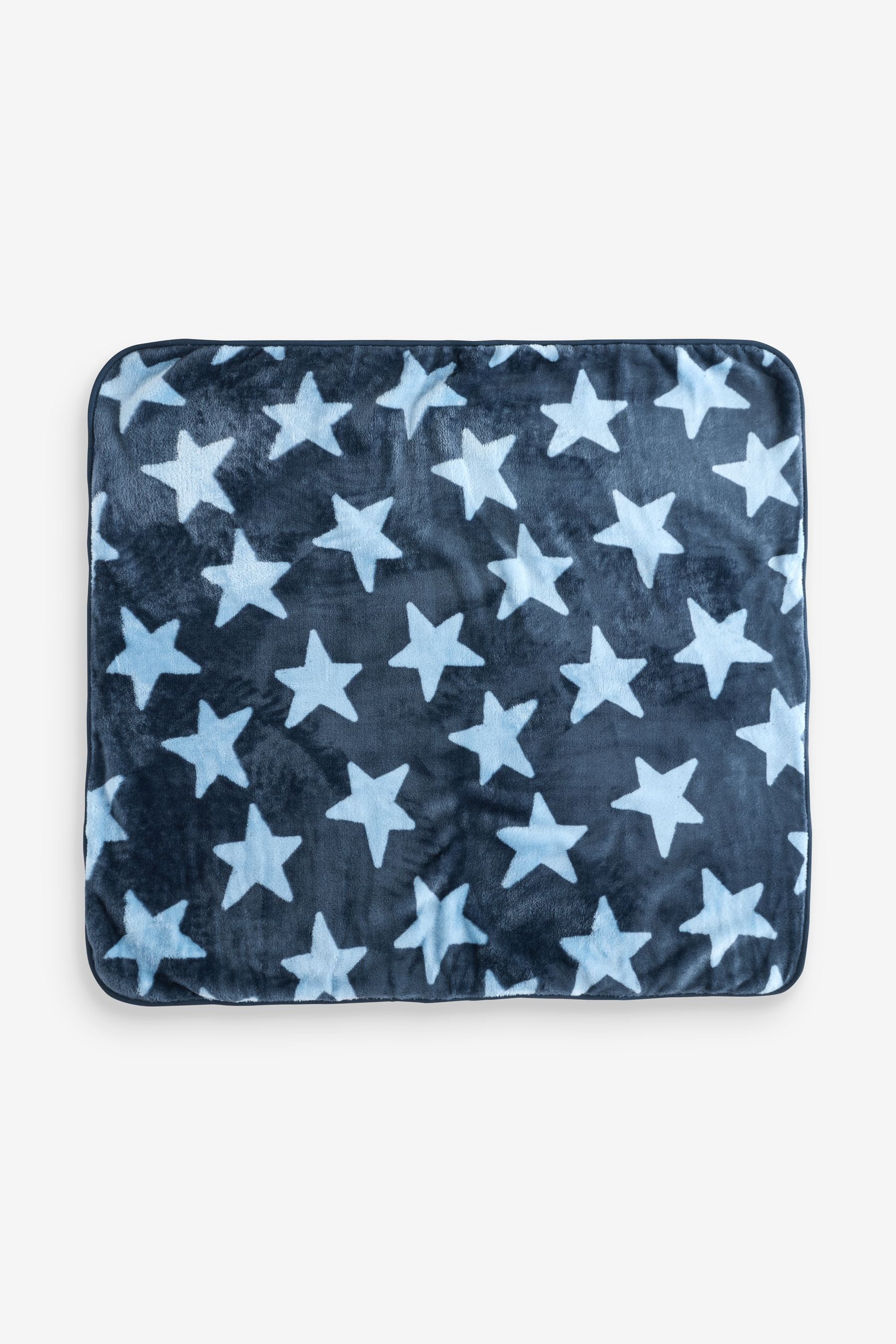 Blue Stars Fleece Baby Blanket