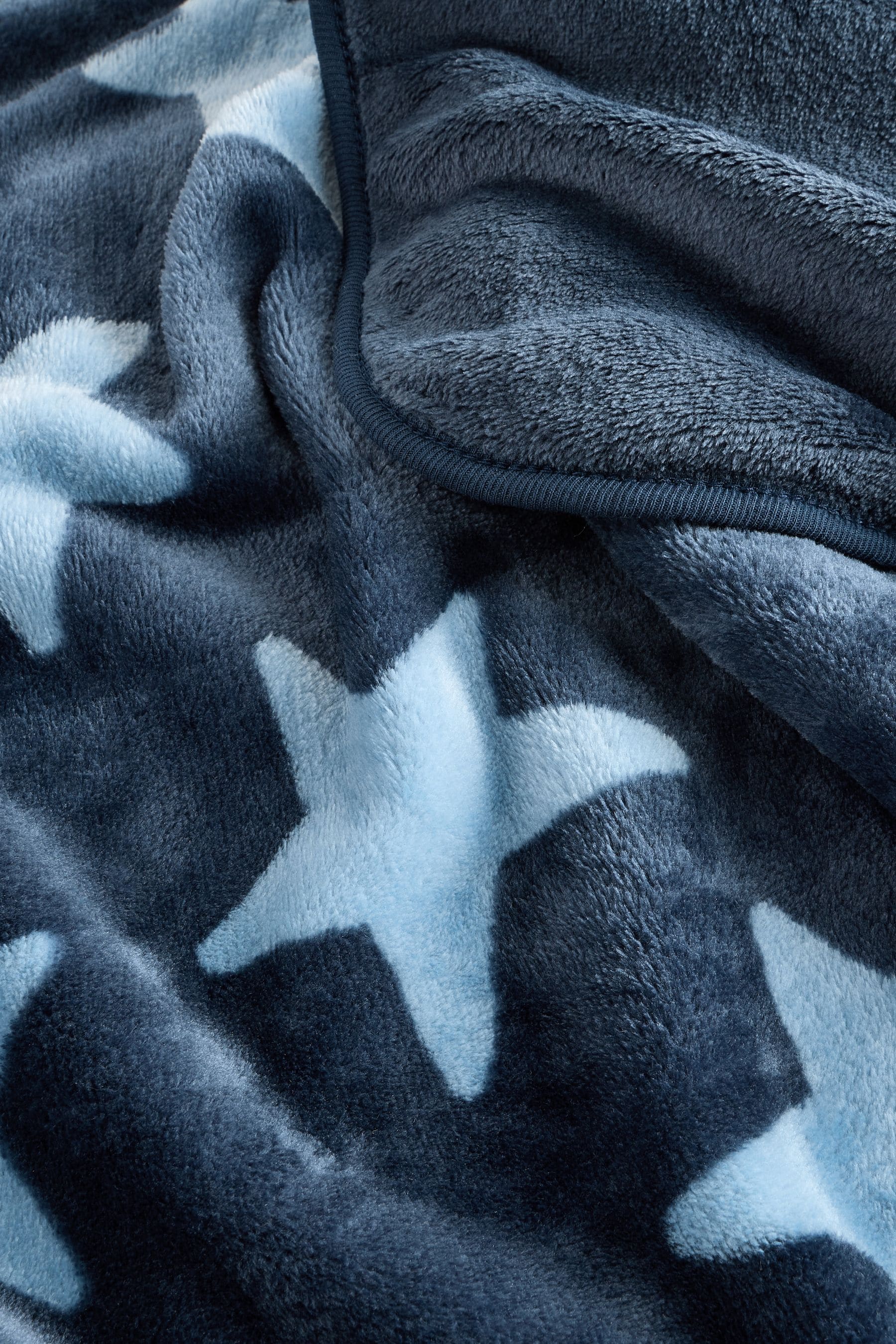 Blue Stars Fleece Baby Blanket