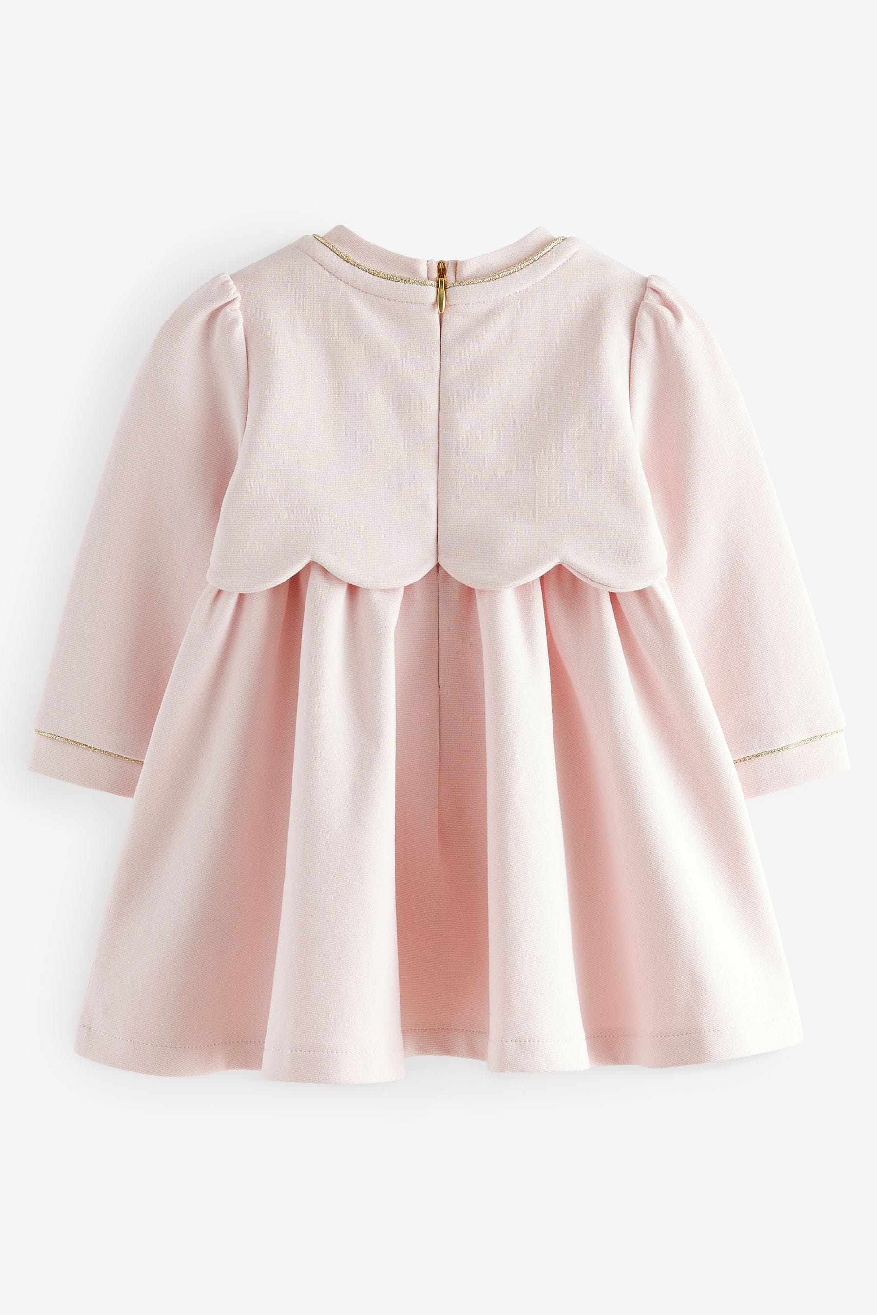 Baker by Ted Baker Pink Scallop Ponte Dress