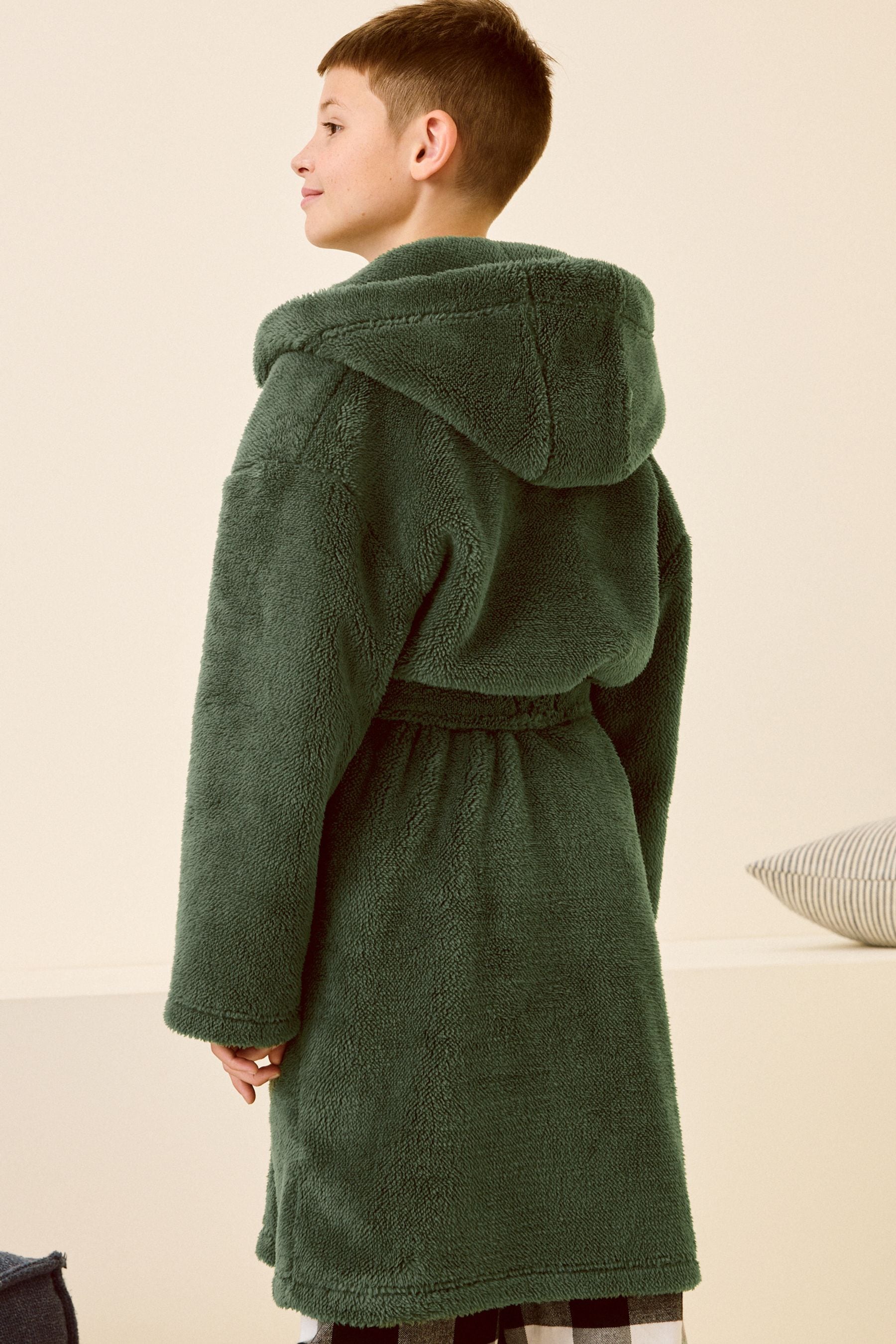 Sage Green Fleece Robe (1.5-16yrs)