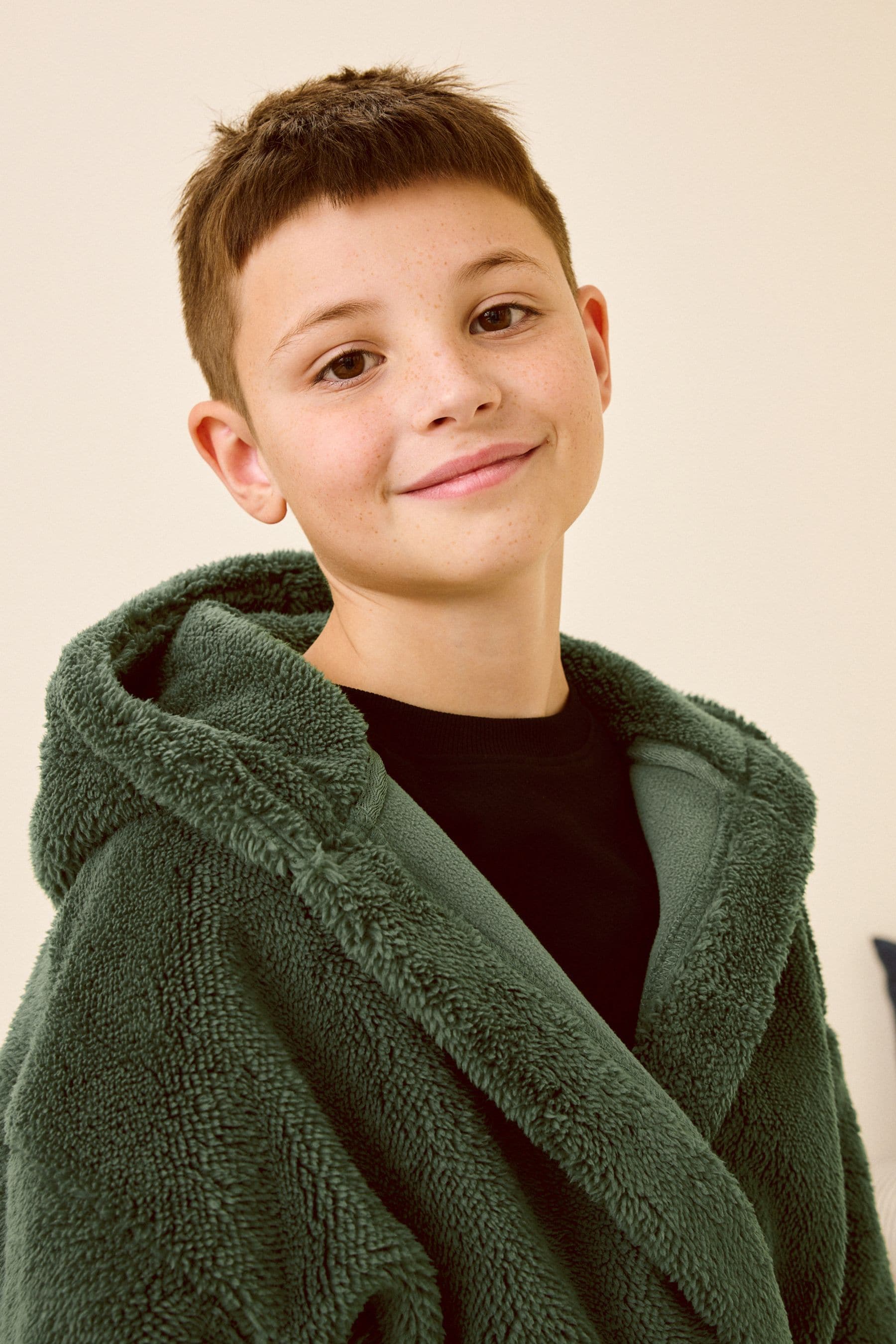 Sage Green Fleece Robe (1.5-16yrs)