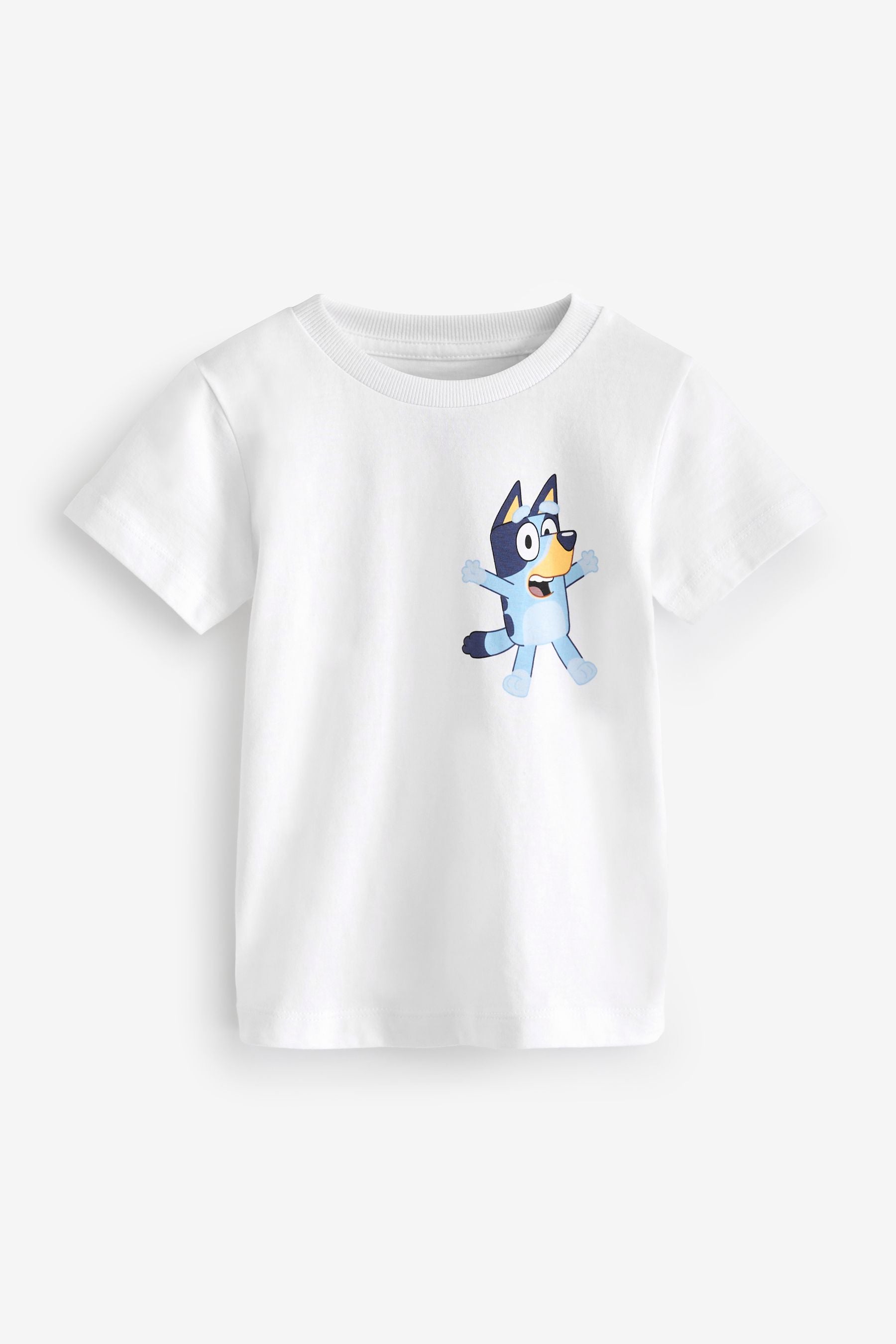 White Bluey Short Sleeve T-Shirt (6mths-7yrs)