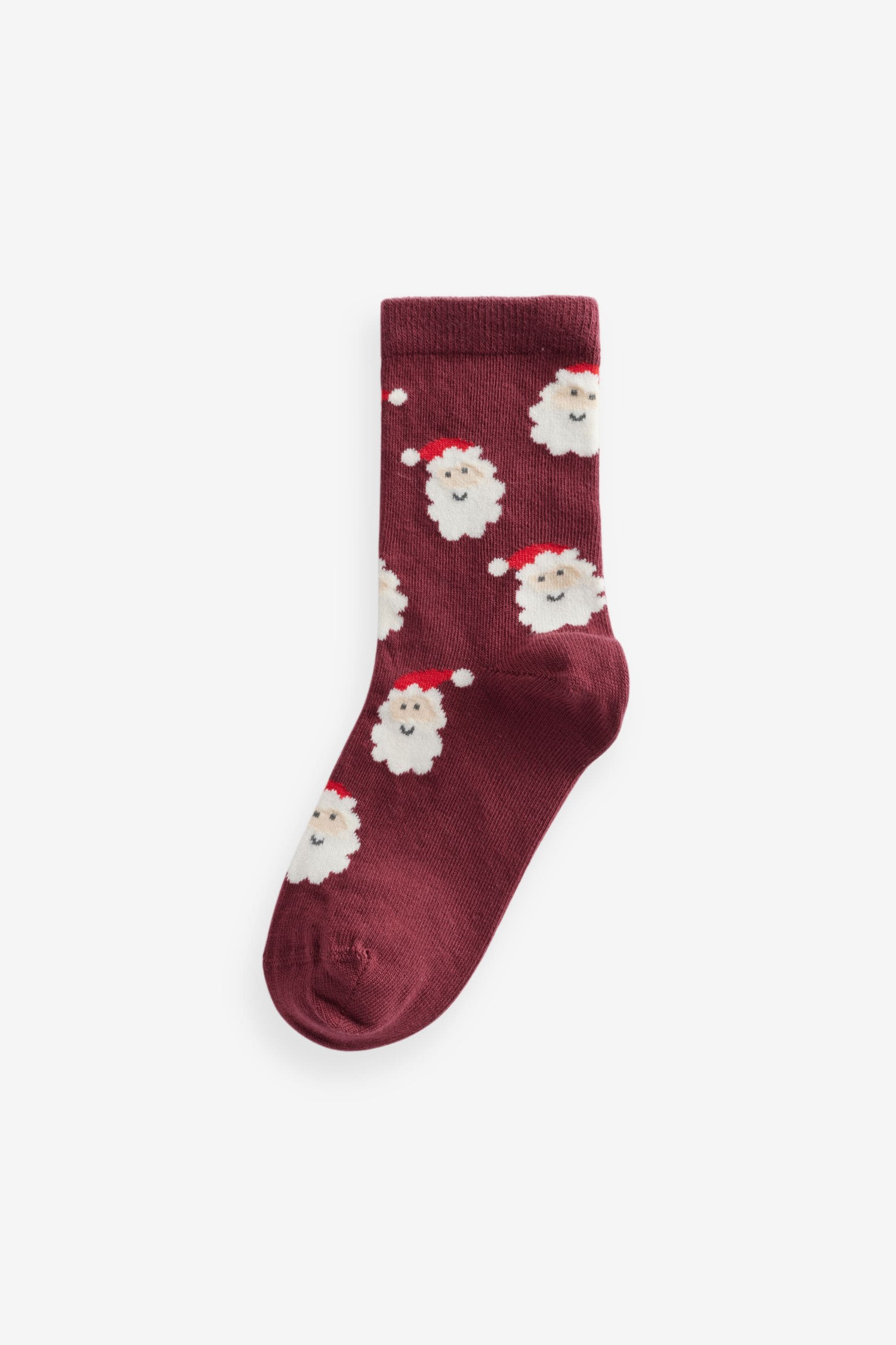 Multi Cotton Rich Christmas Socks 5 Pack