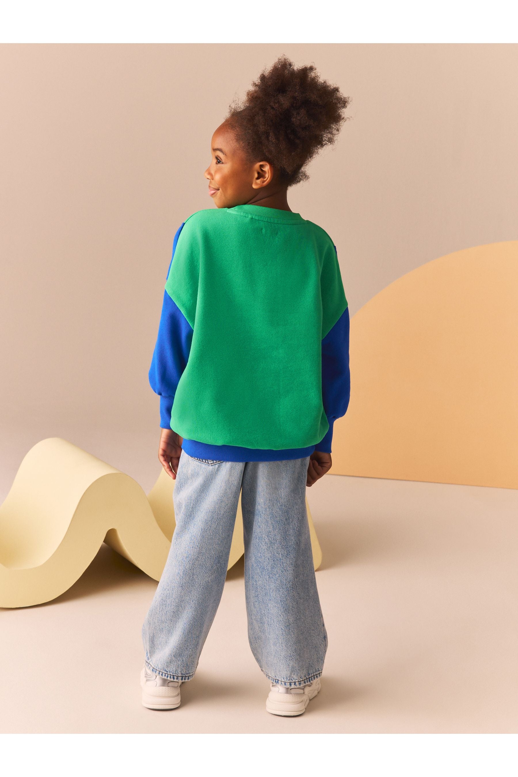 Green/Blue Sweatshirt (3-16yrs)