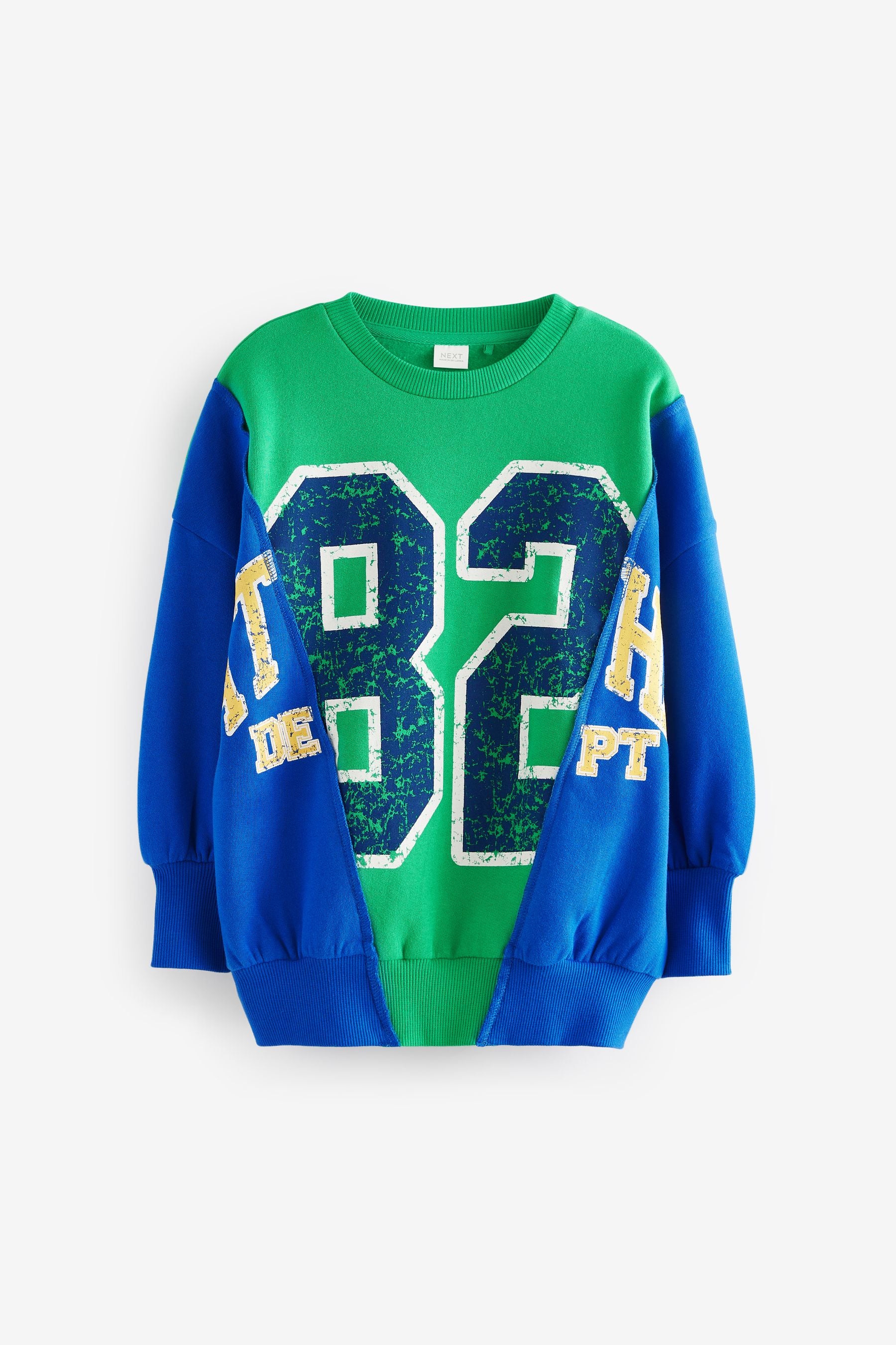 Green/Blue Sweatshirt (3-16yrs)