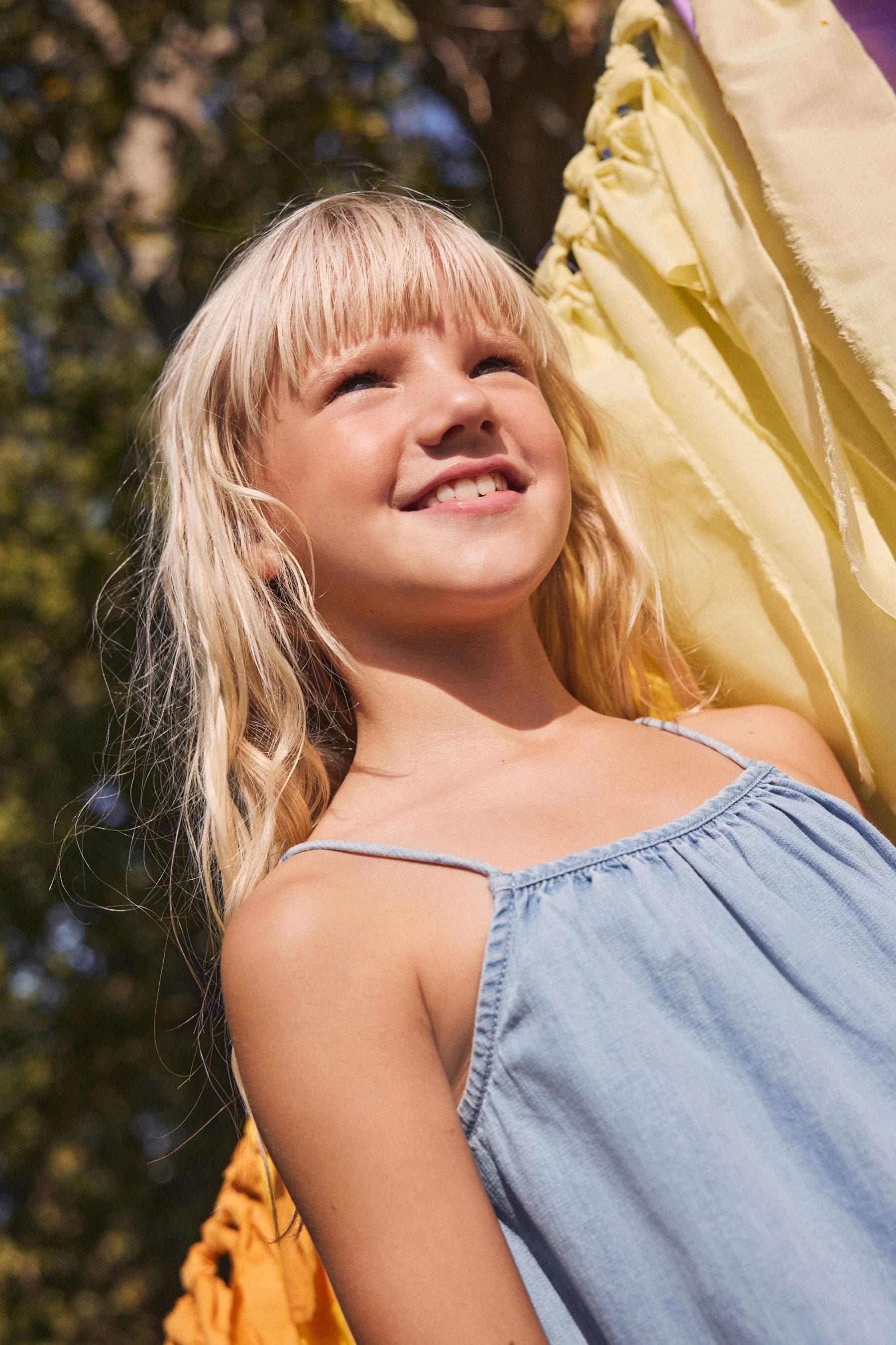 Denim Strappy Dress (3-16yrs)