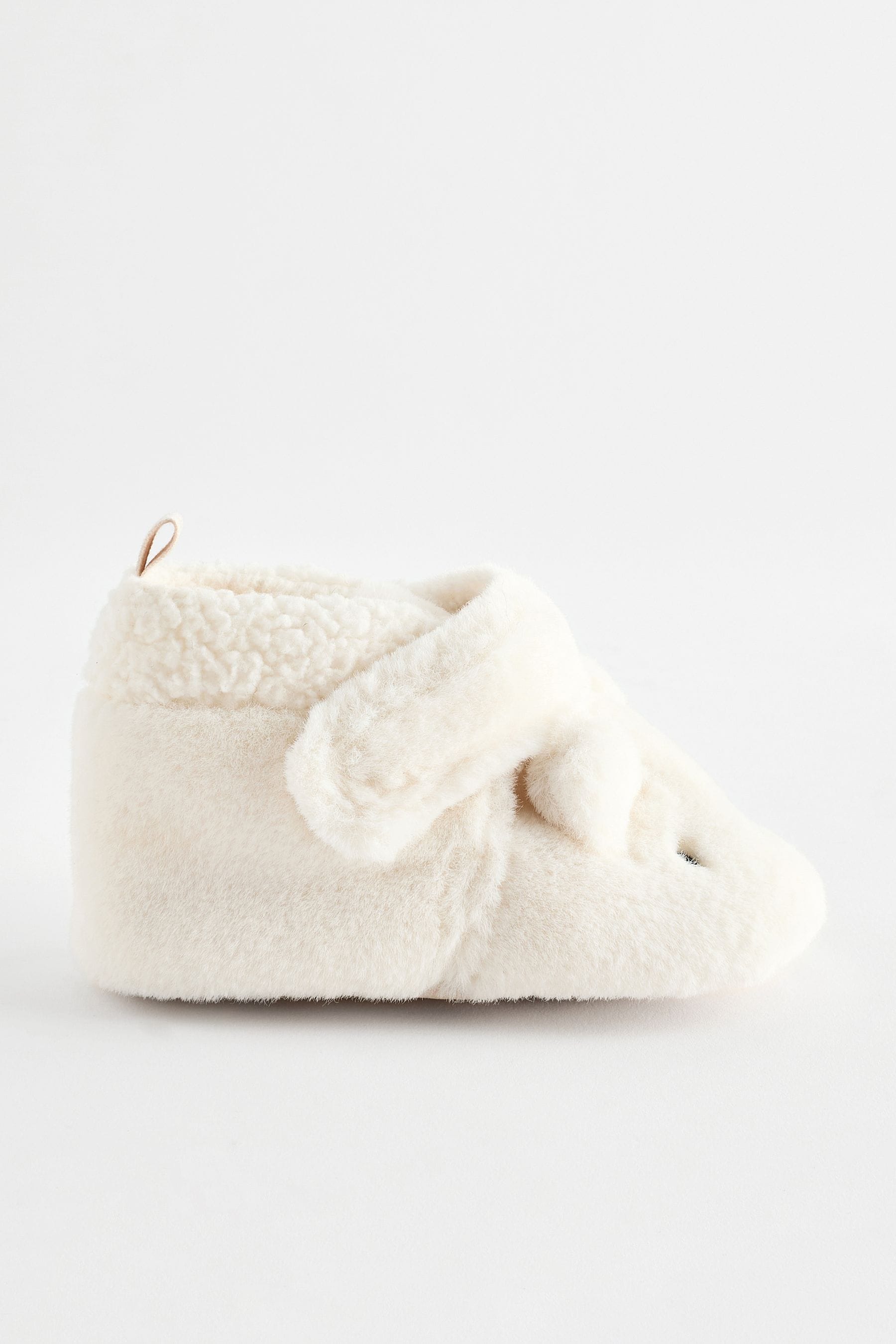 White Touch Fastening Character Baby Booties (0-2mths)