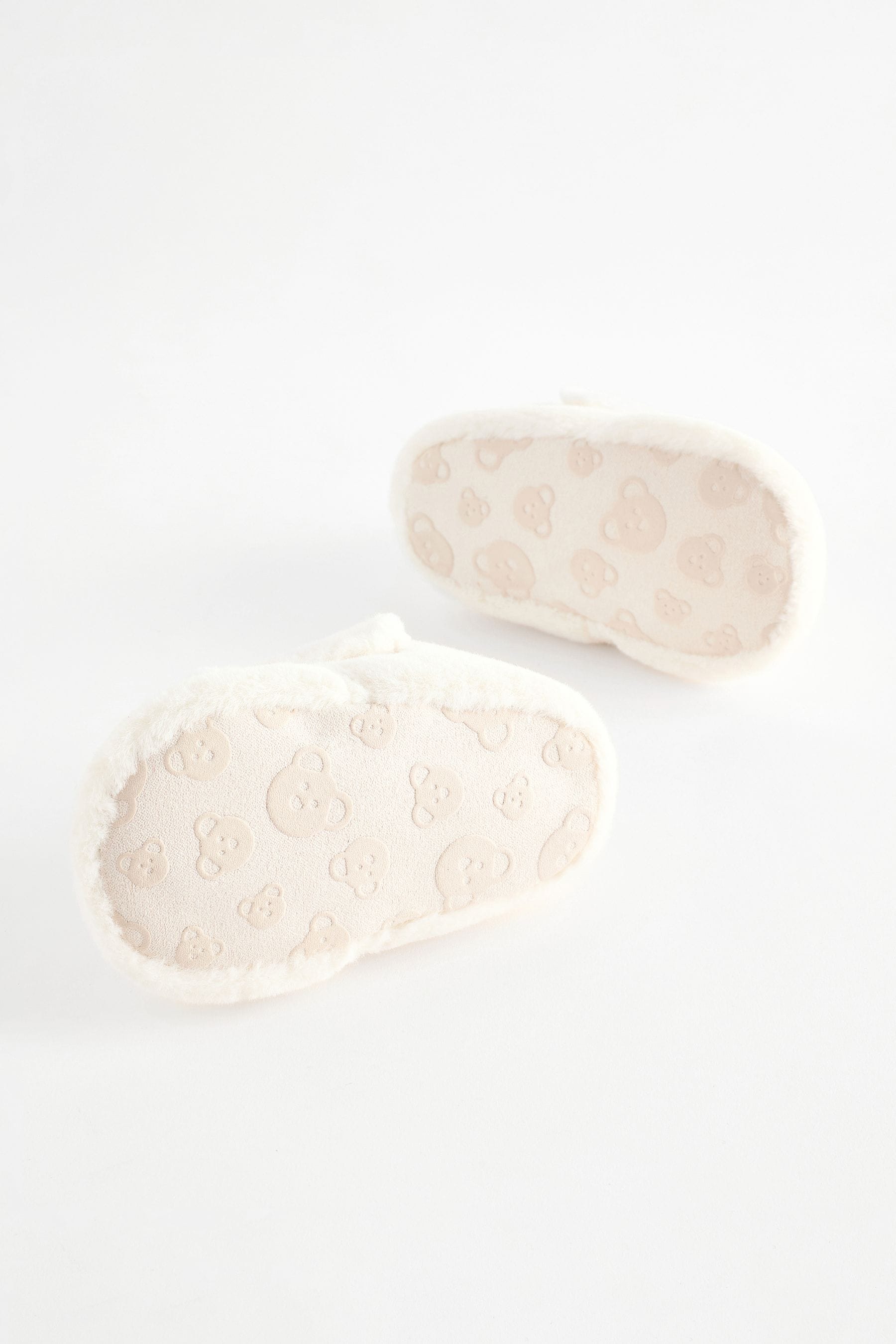 White Touch Fastening Character Baby Booties (0-2mths)