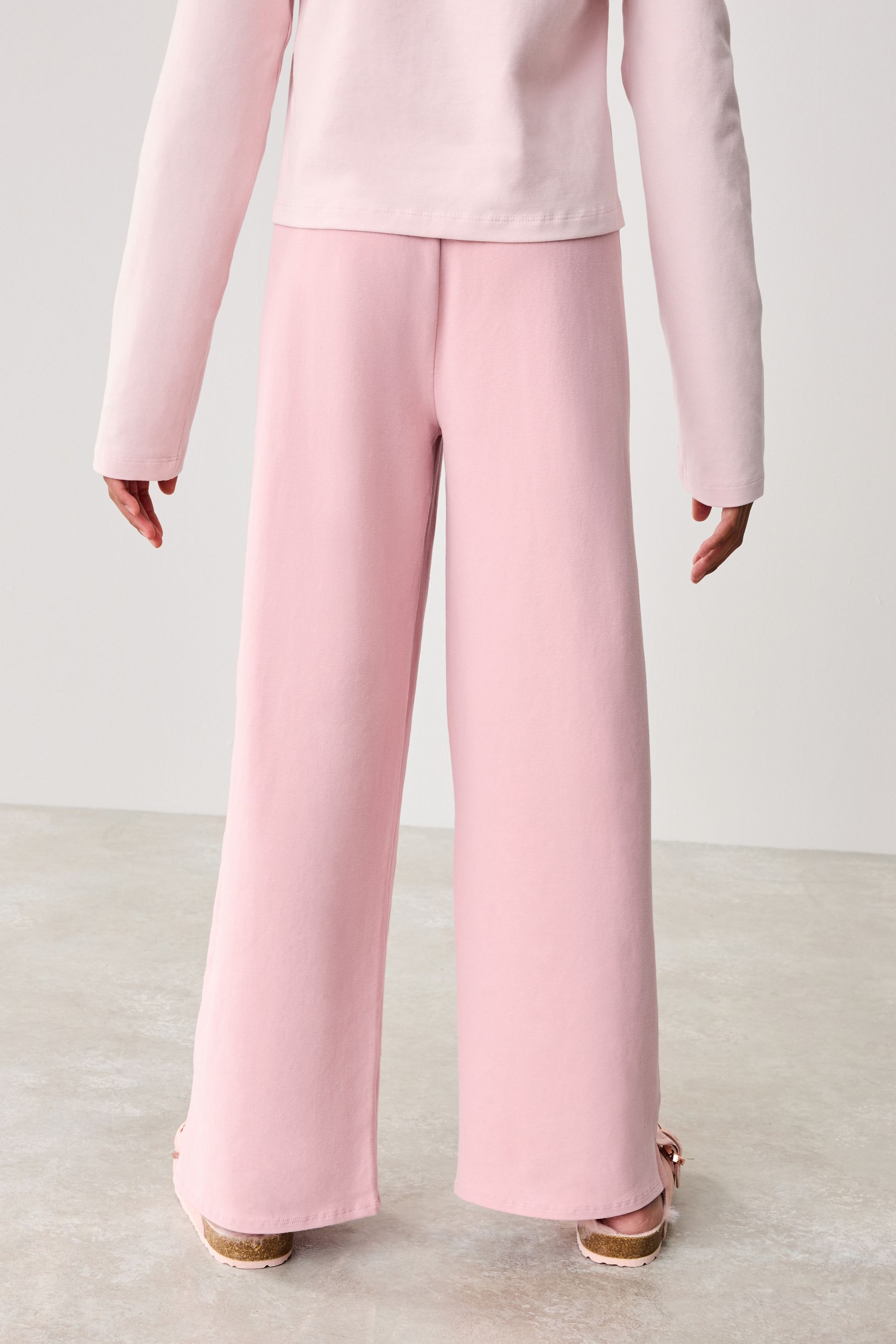 Baker by Ted Baker Pink Branded Wide Leg Pyjama Set