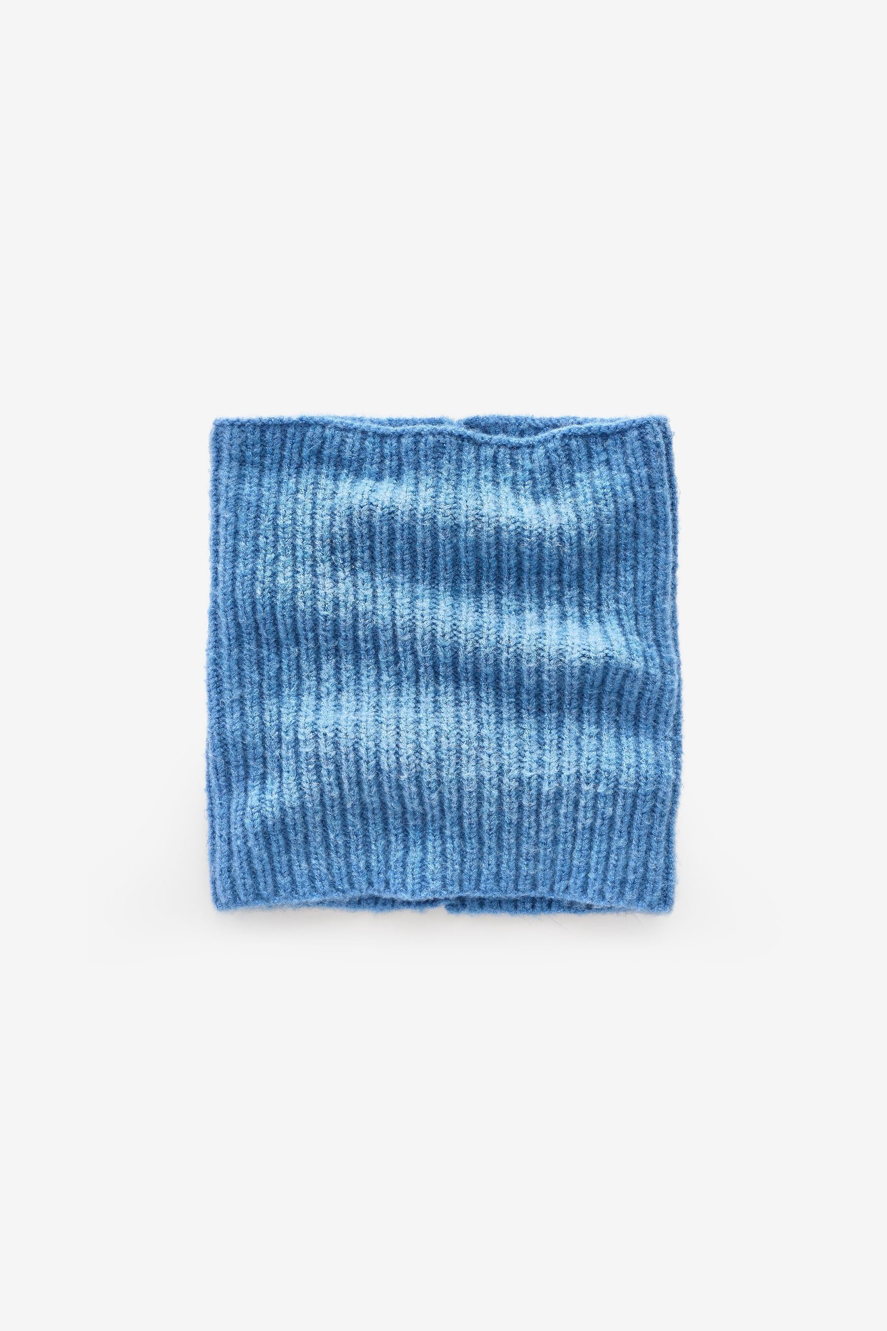 Blue Chunky Rib Snood (1-16yrs)