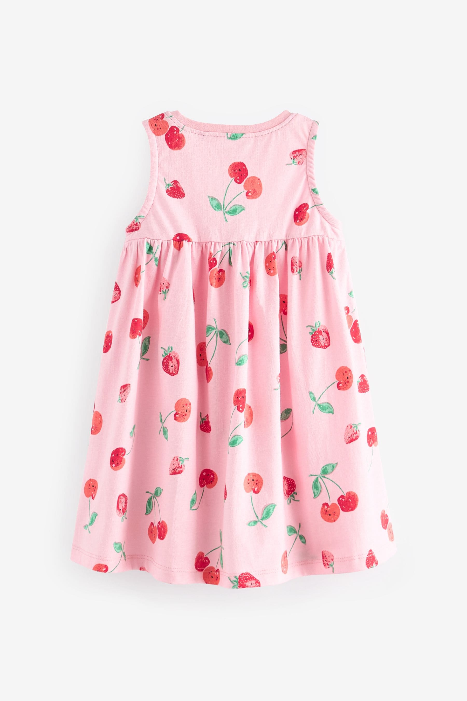 Pink Sleeveless Jersey Dress (3mths-7yrs)