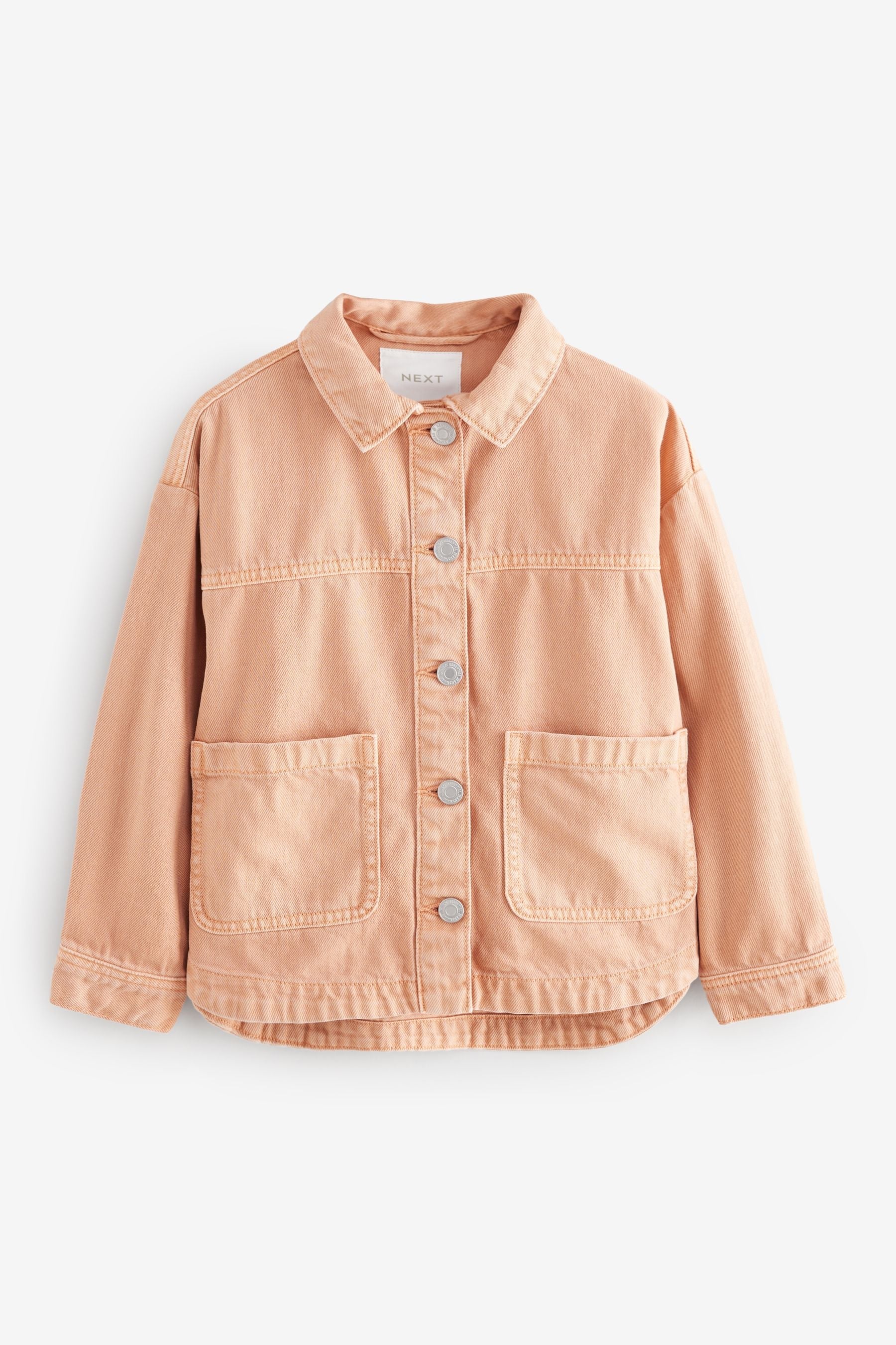 Sand 100% Cotton Denim Shacket (3-16yrs)