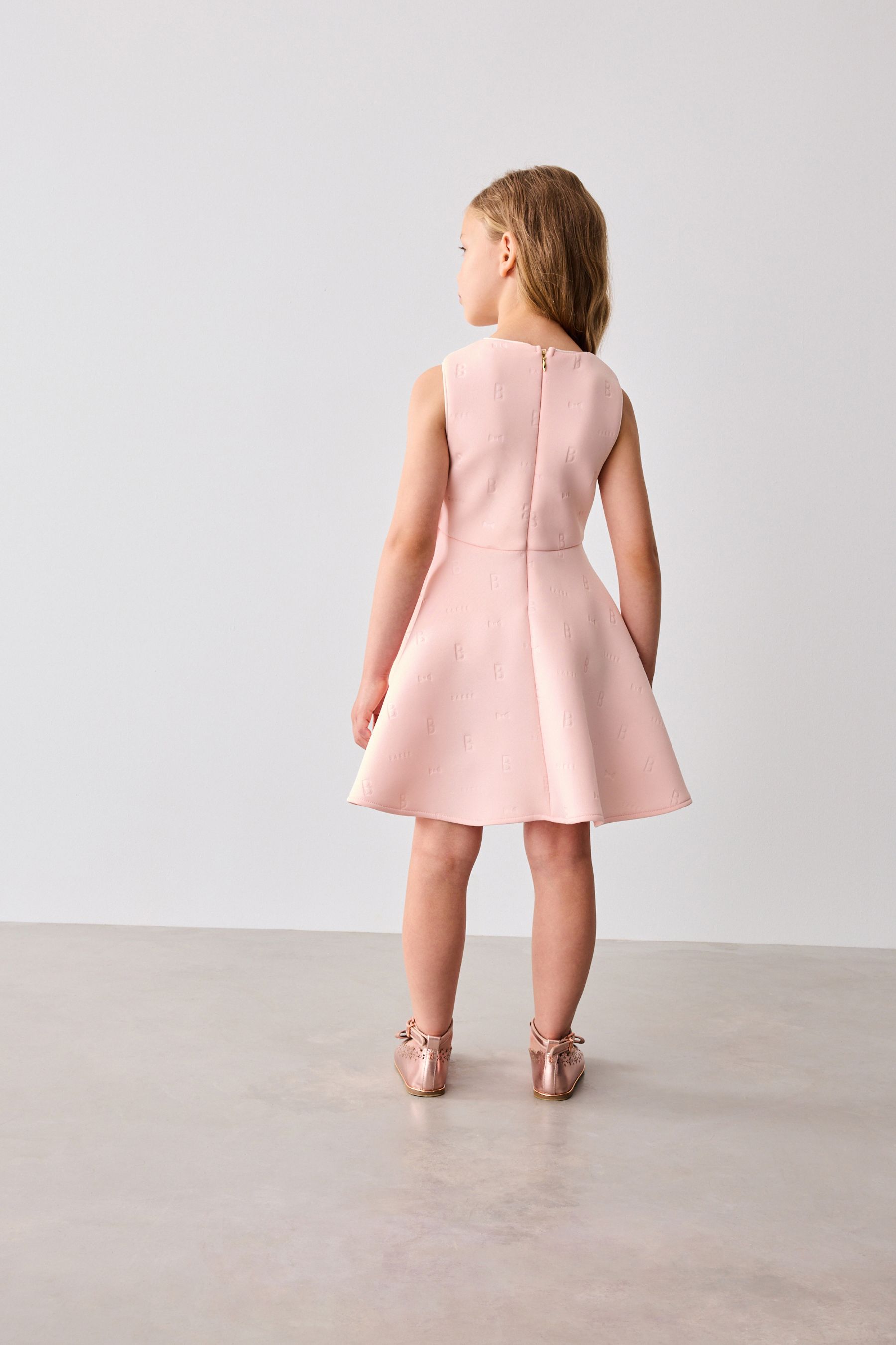 Baker by Ted Baker Pink Bow Waist Scuba Dress