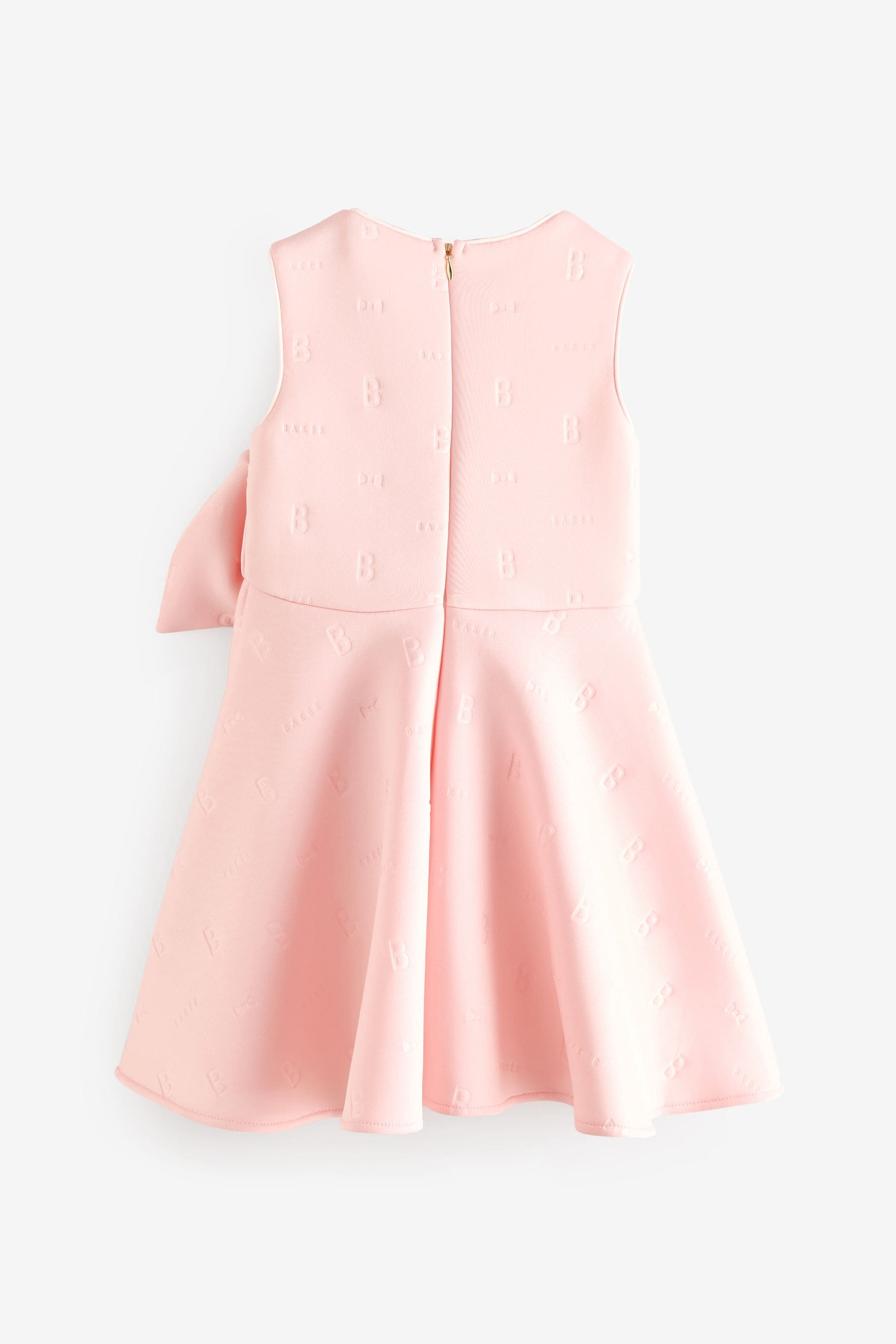 Baker by Ted Baker Pink Bow Waist Scuba Dress