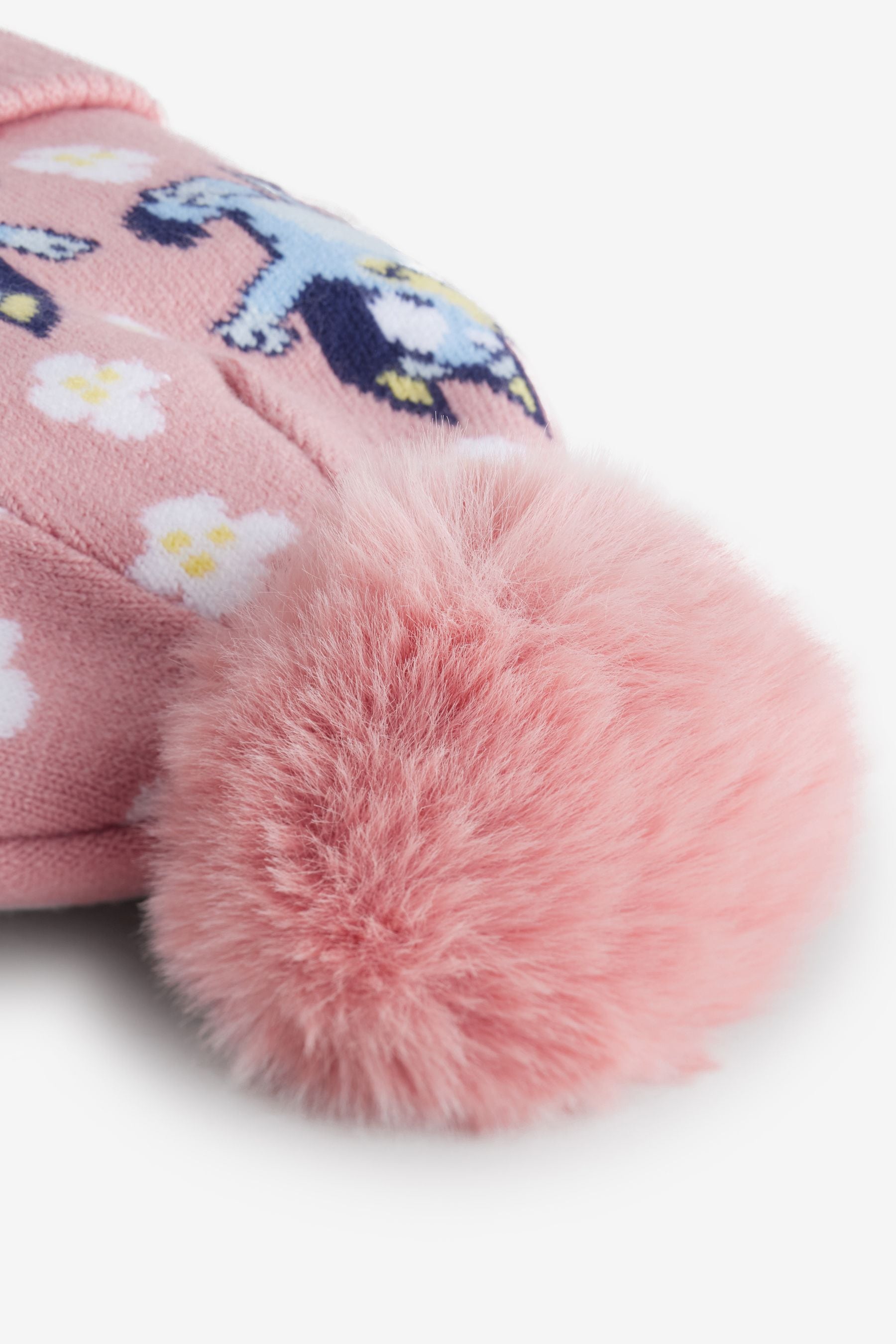 Pink Bluey Beanie Hat (1-10yrs)