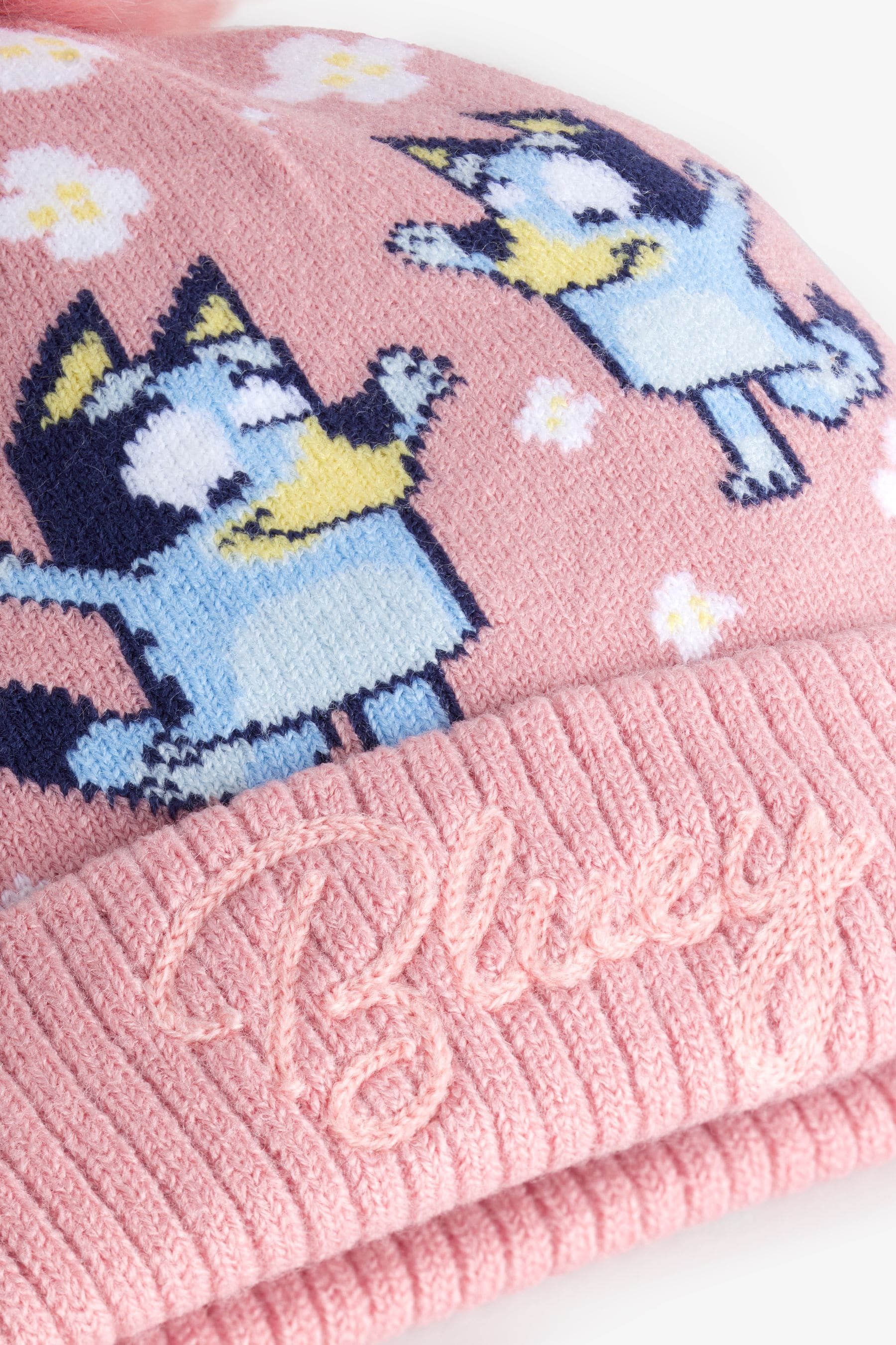 Pink Bluey Beanie Hat (1-10yrs)