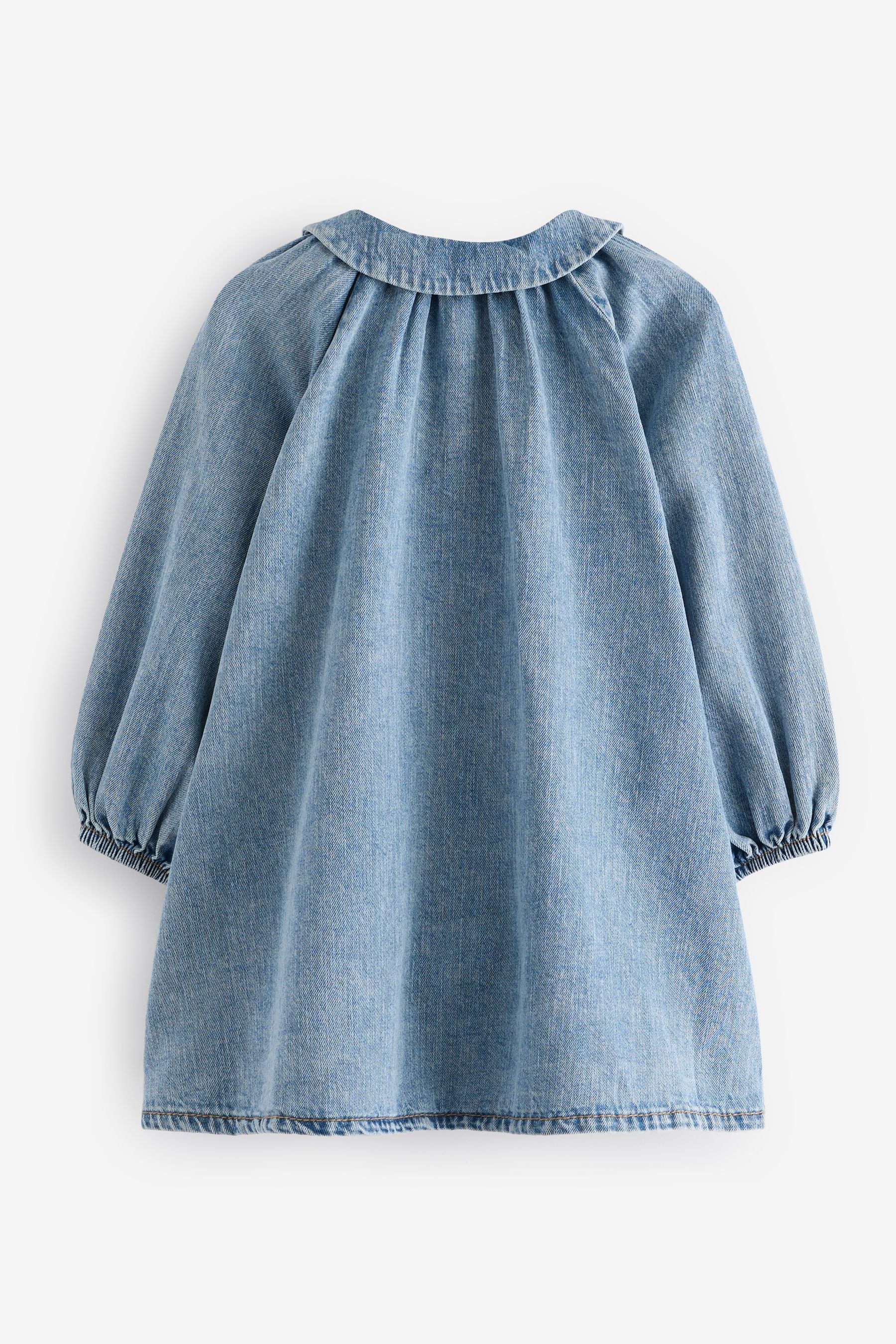 Blue Denim 100% Cotton Shirt Dress (3mths-8yrs)