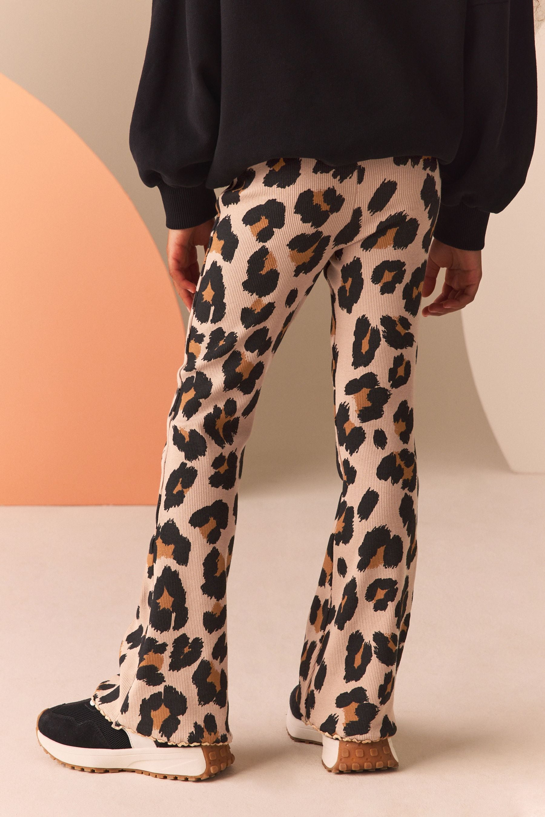 Animal Rib Flare Leggings (3-16yrs)