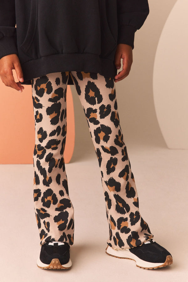 Animal Rib Flare Leggings (3-16yrs)