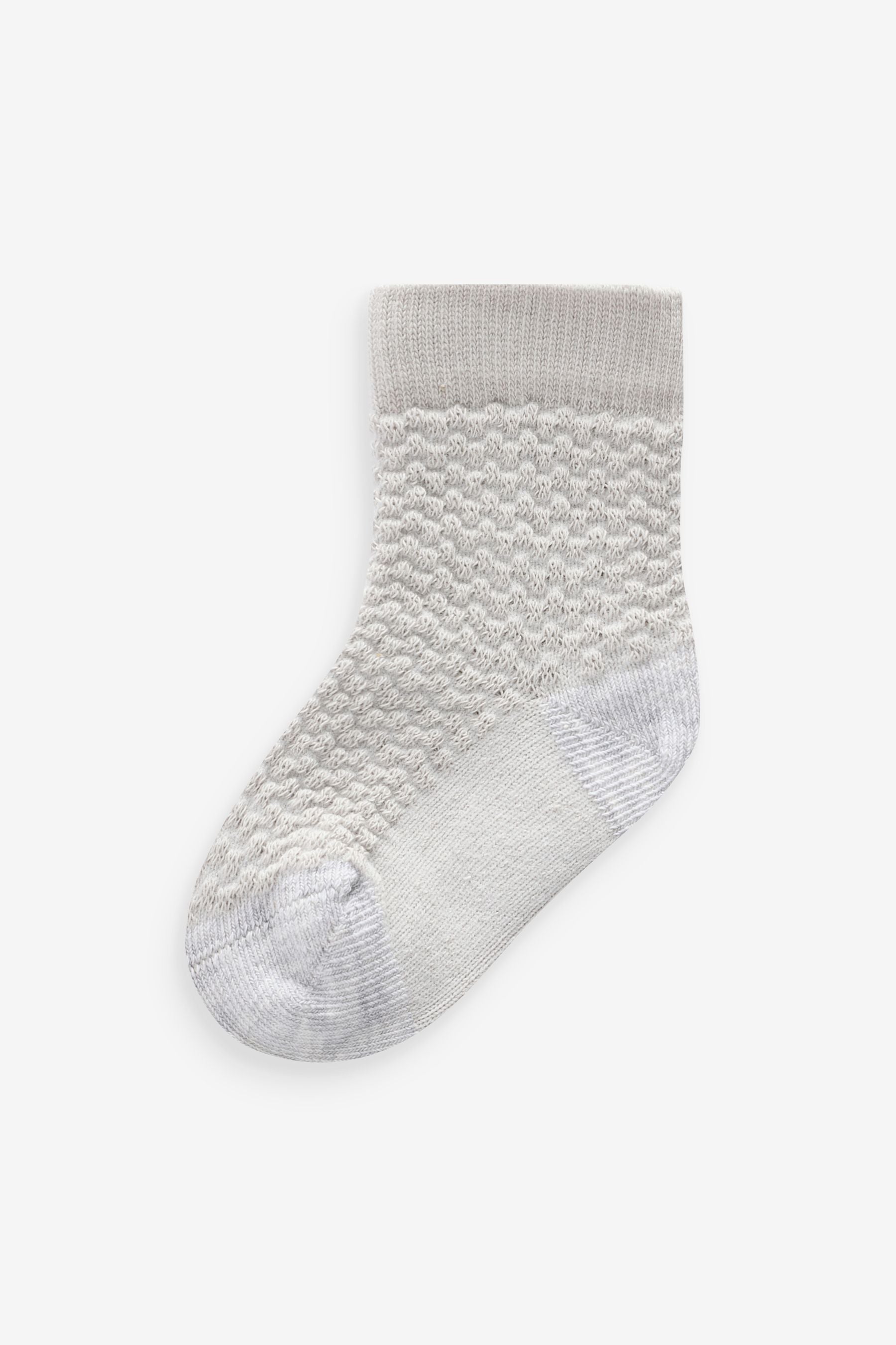 Grey Baby Socks 5 Pack (0mths-2yrs)