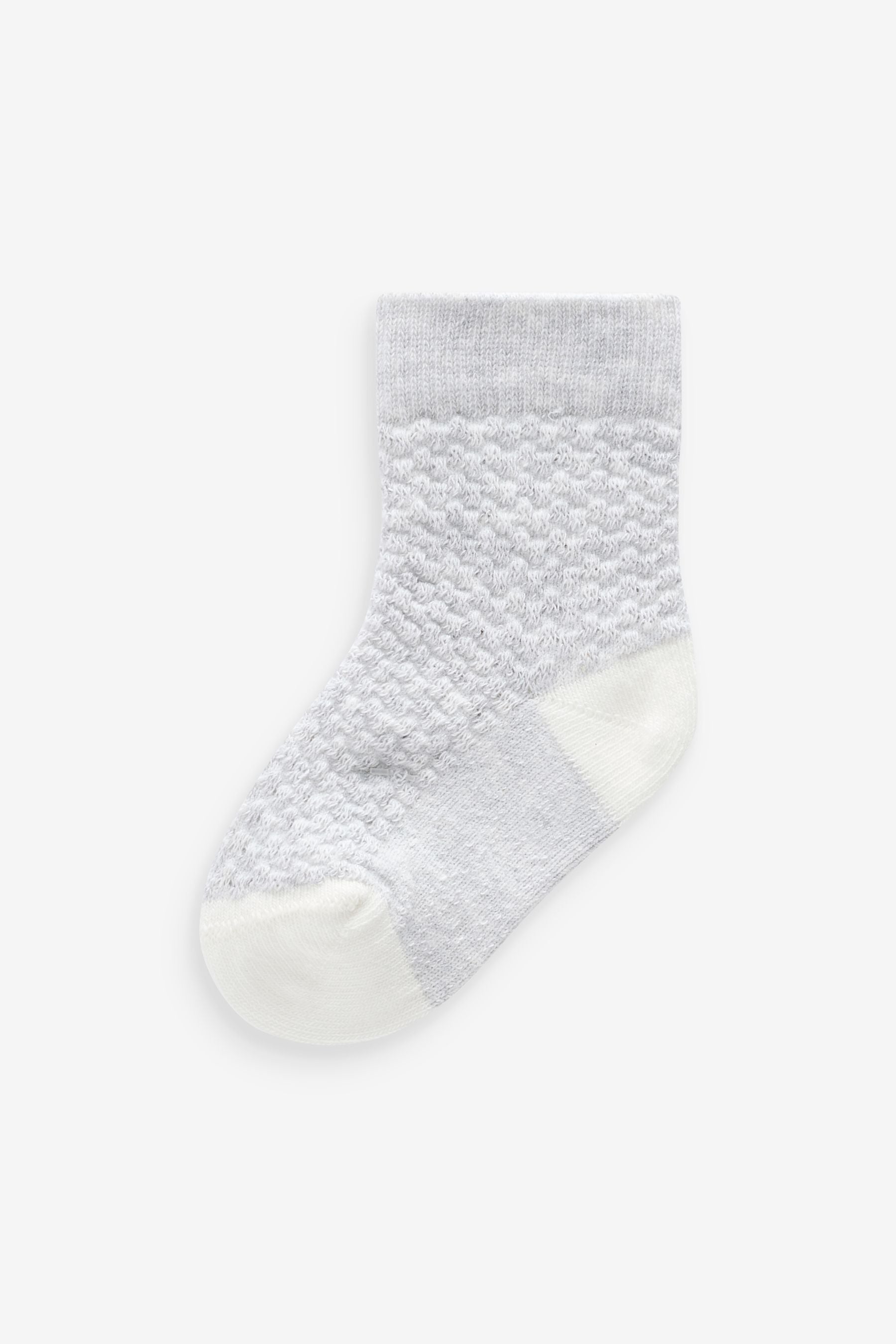 Grey Baby Socks 5 Pack (0mths-2yrs)