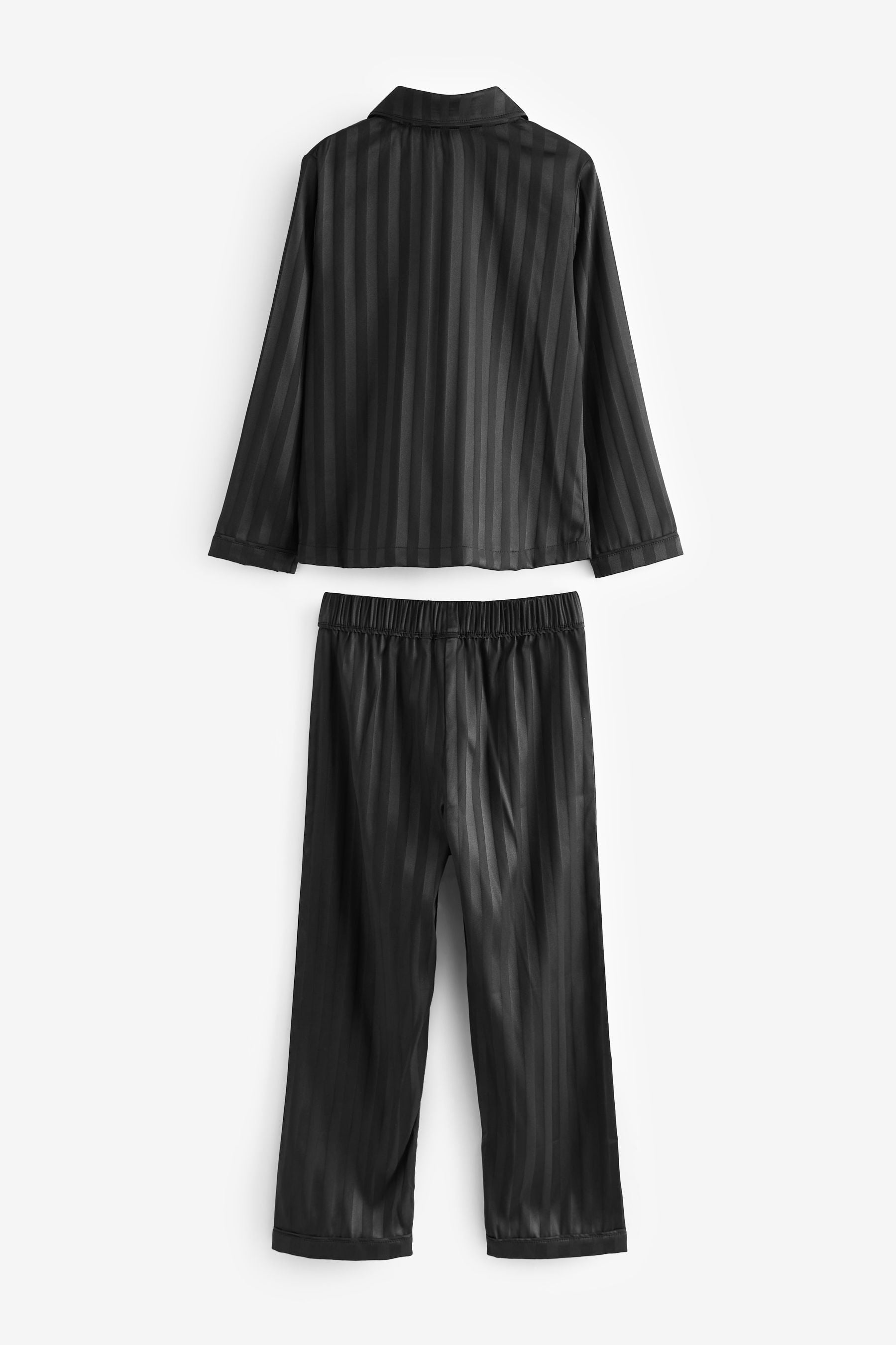 Black Button Through Pyjamas (6-16yrs)