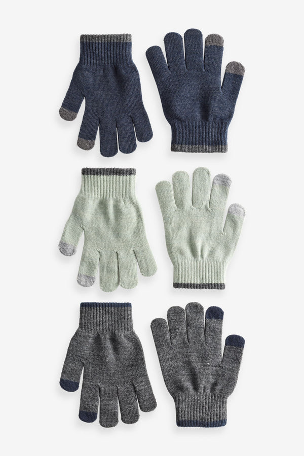 Sage Green Magic Gloves 3 Pack (3-16yrs)