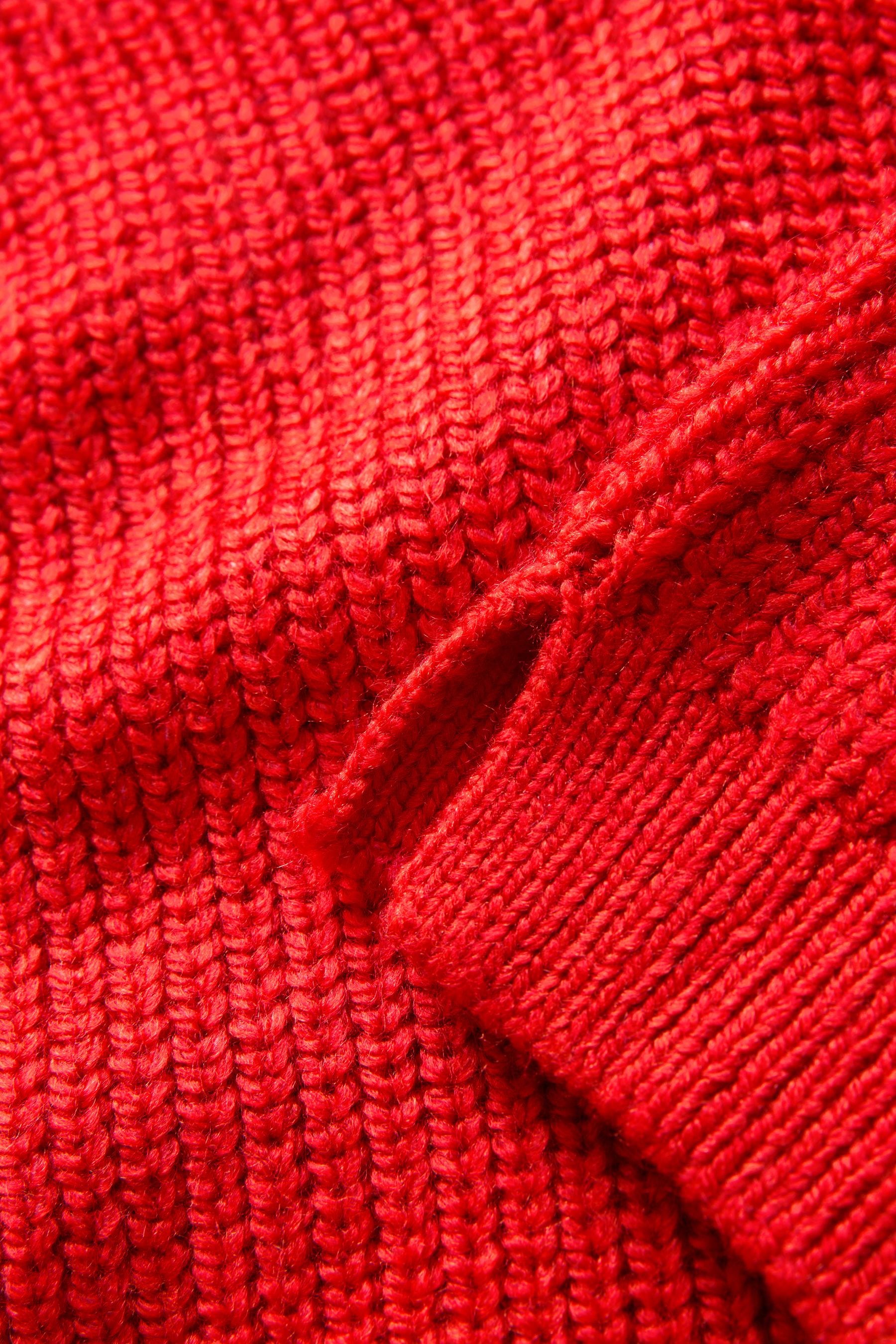 Red Knitted Tank (3-16yrs)