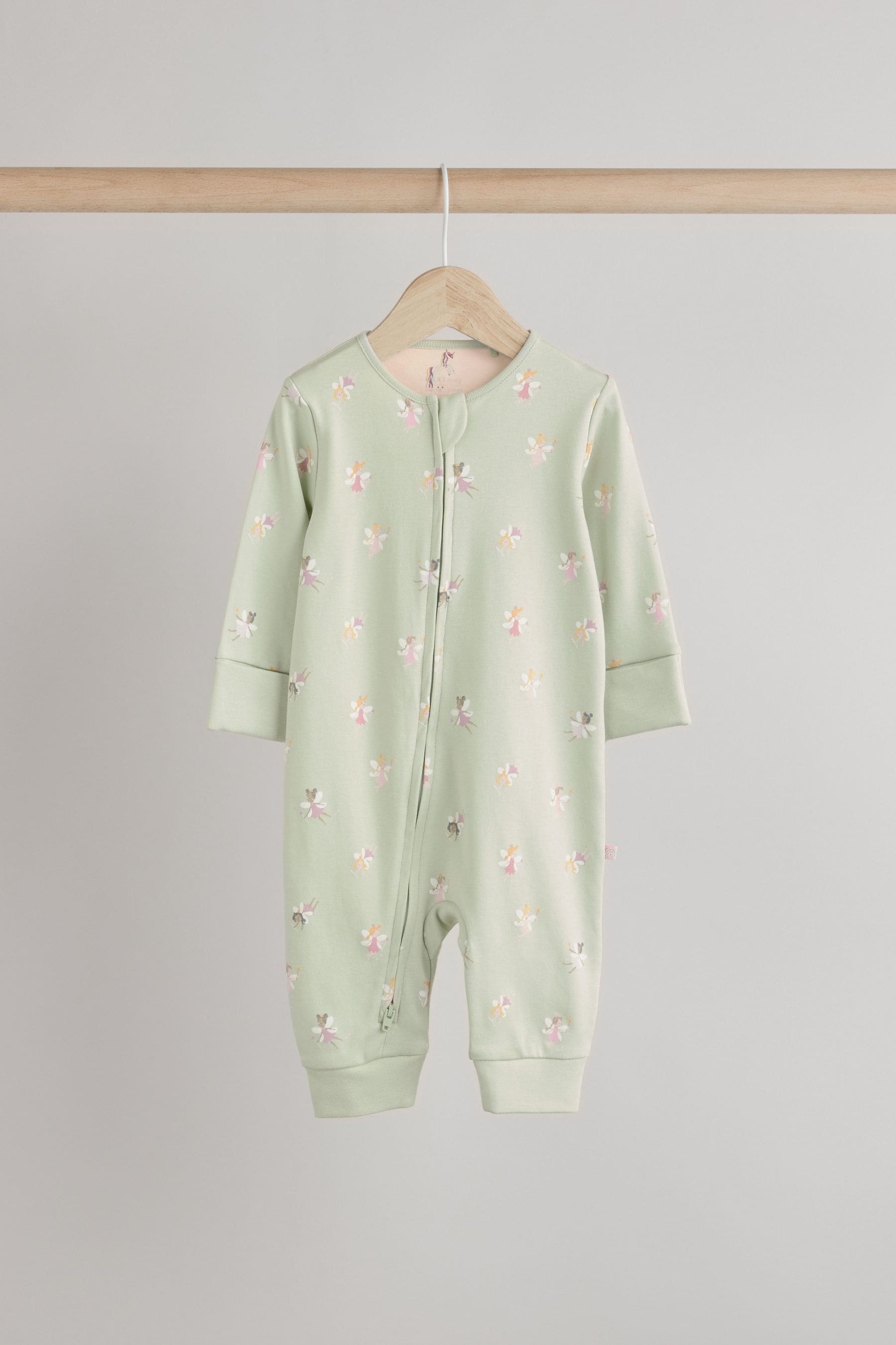 Pastel Character Baby Printed 100% Cotton Sleepsuit 3 Pack (0mths-3yrs)