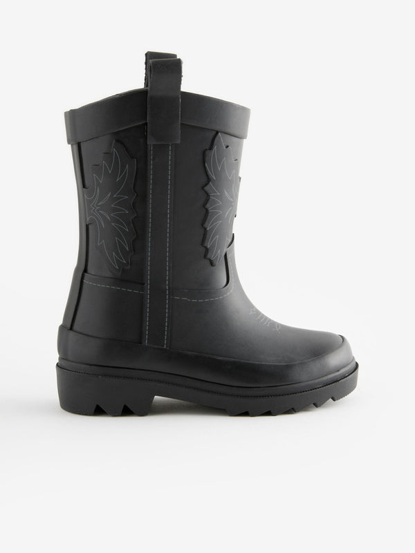 Black Western Wellies